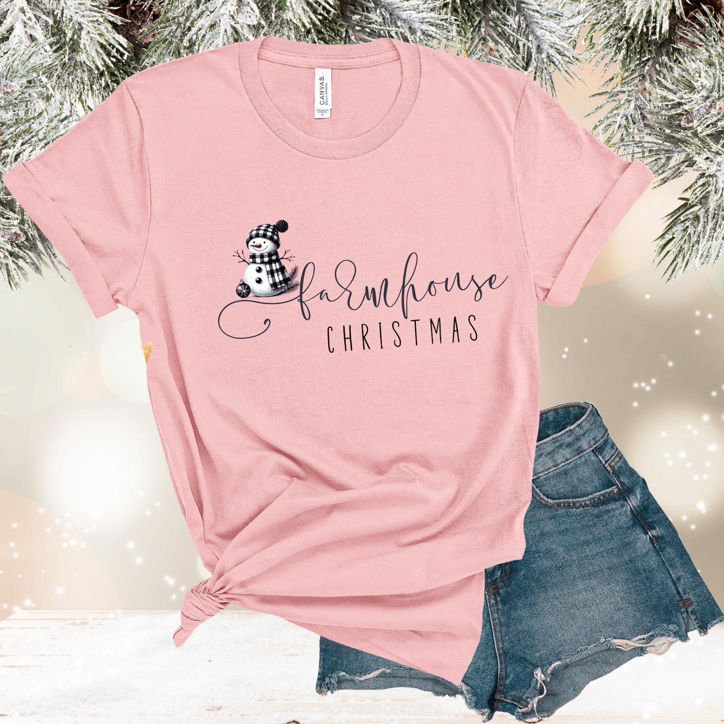 Farmhouse Christmas T‑Shirt
