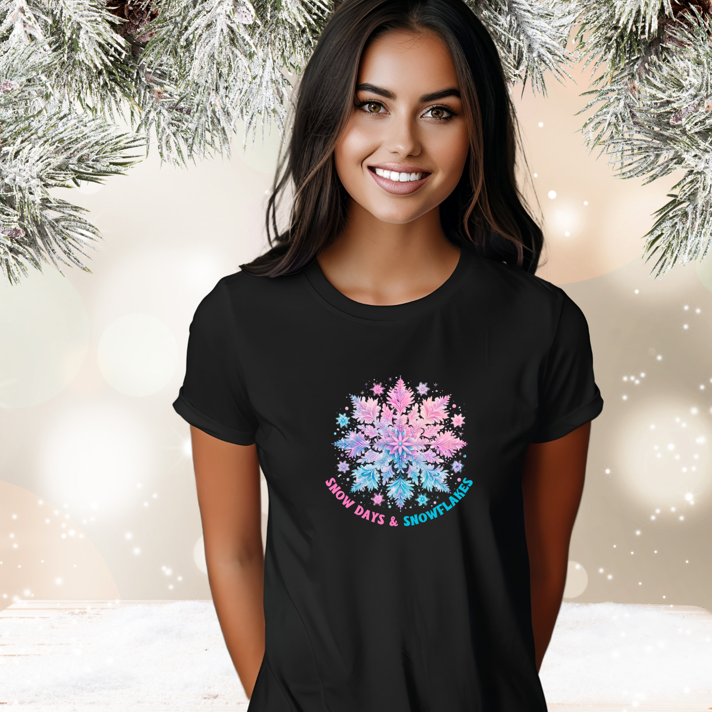 Snow Days & Snowflakes T‑Shirt