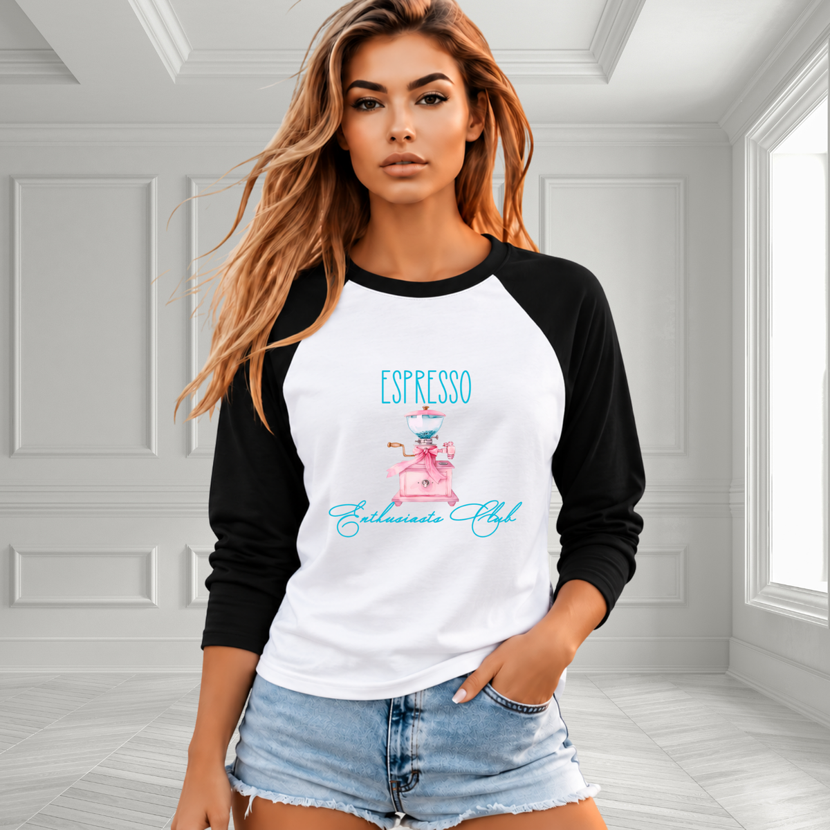 Espresso Enthusiasts Club Baseball Tee
