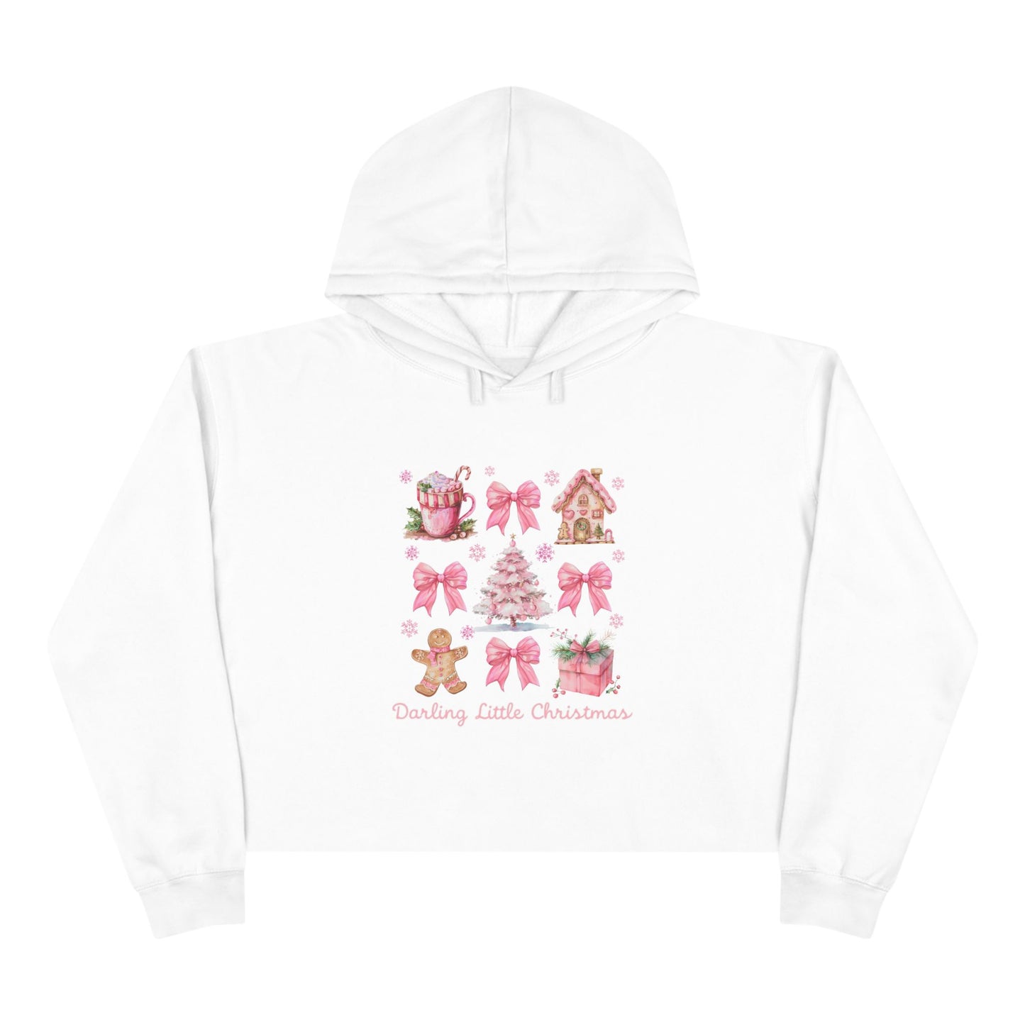 Darling Little Christmas Crop Hoodie