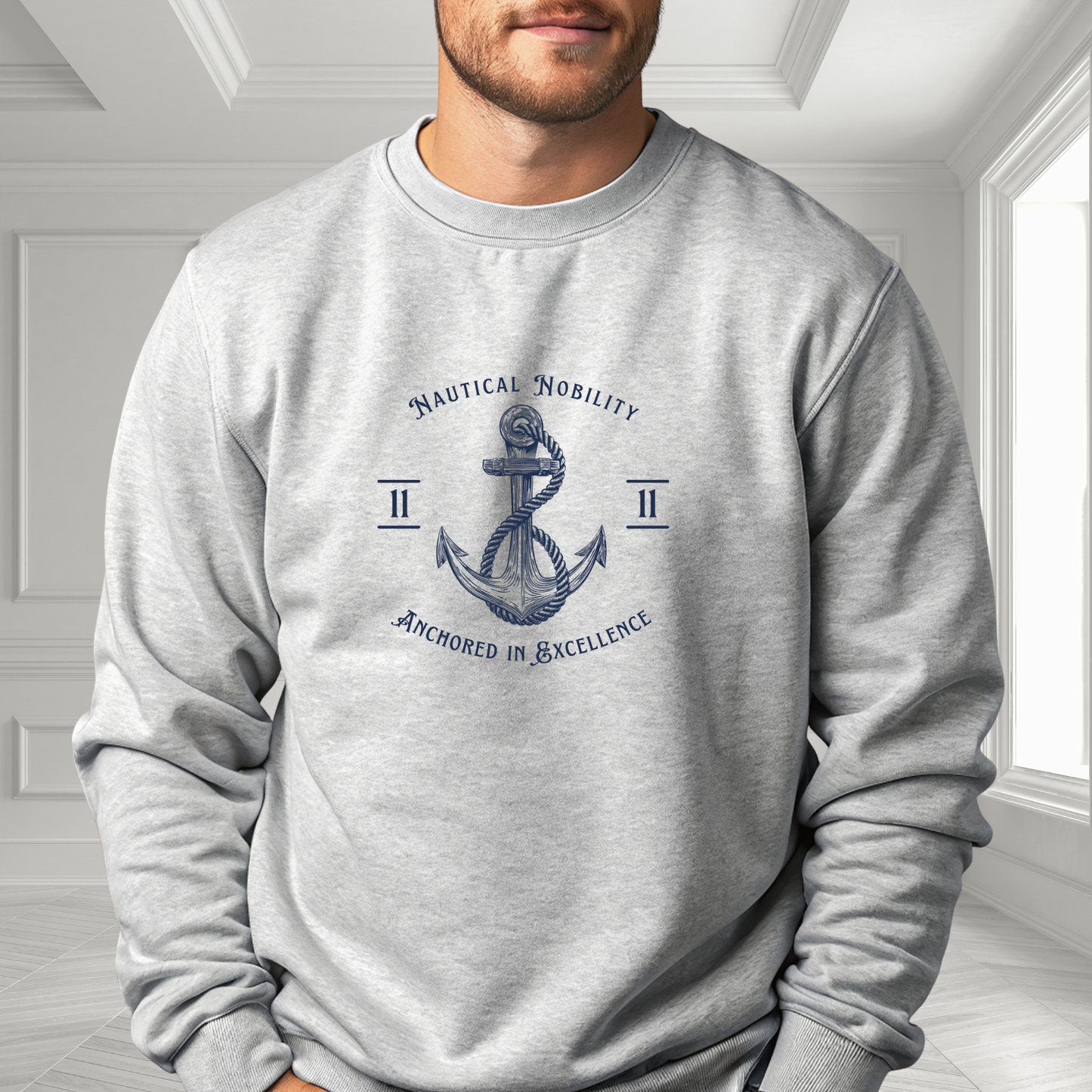 Nautical Nobility Crewneck Sweatshirt