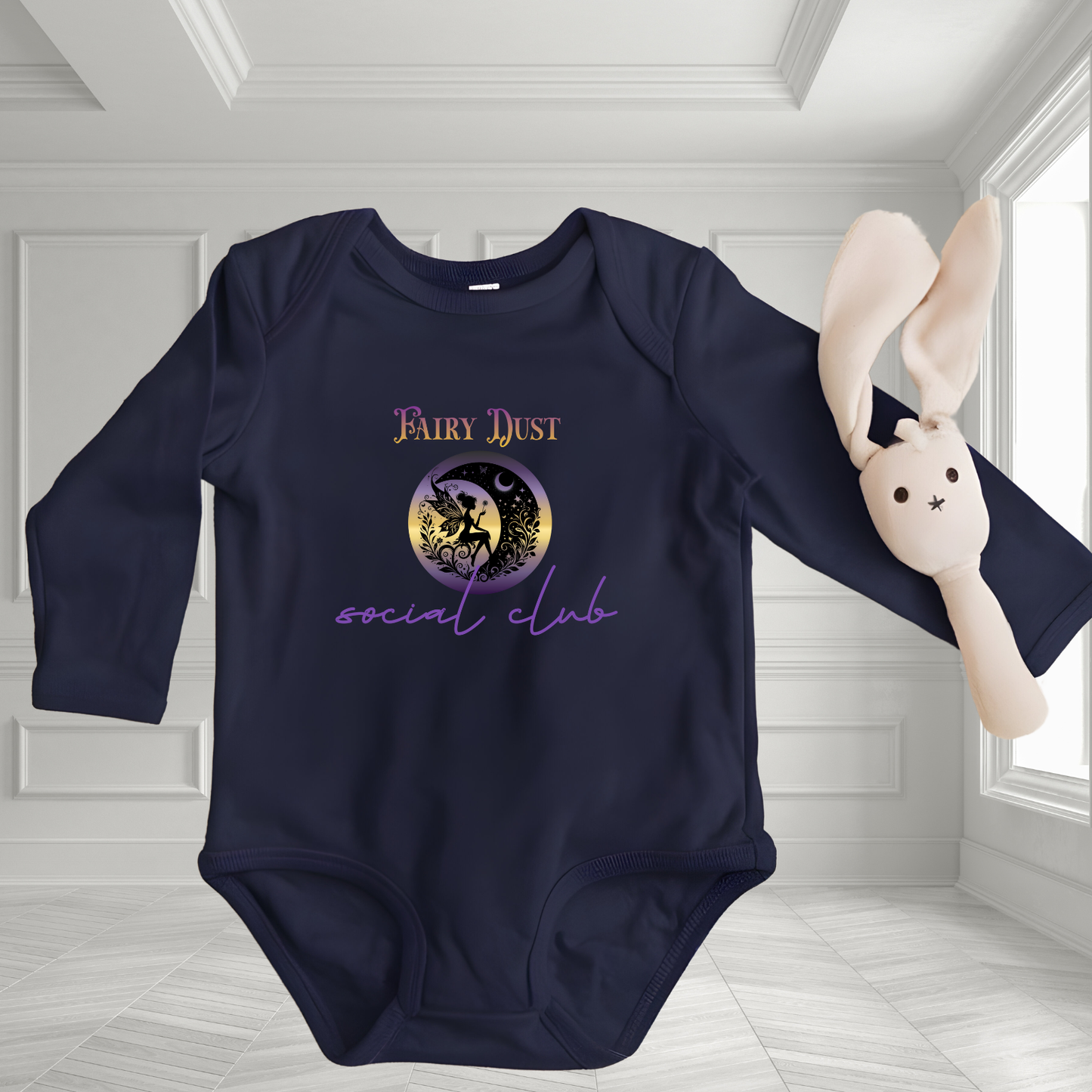 Fairy Dust Social Club Infant Long Sleeve Onesie