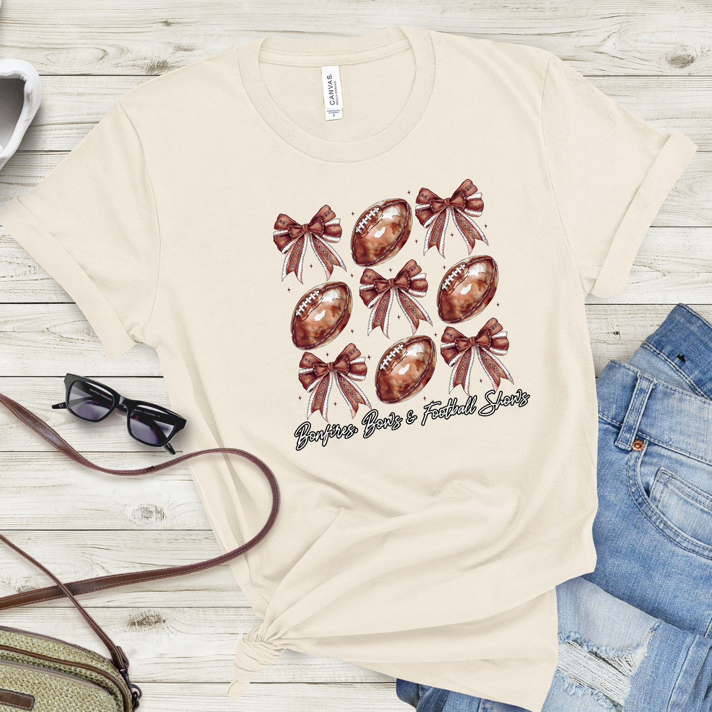 Bonfires, Bows, & Football Shows T-Shirt