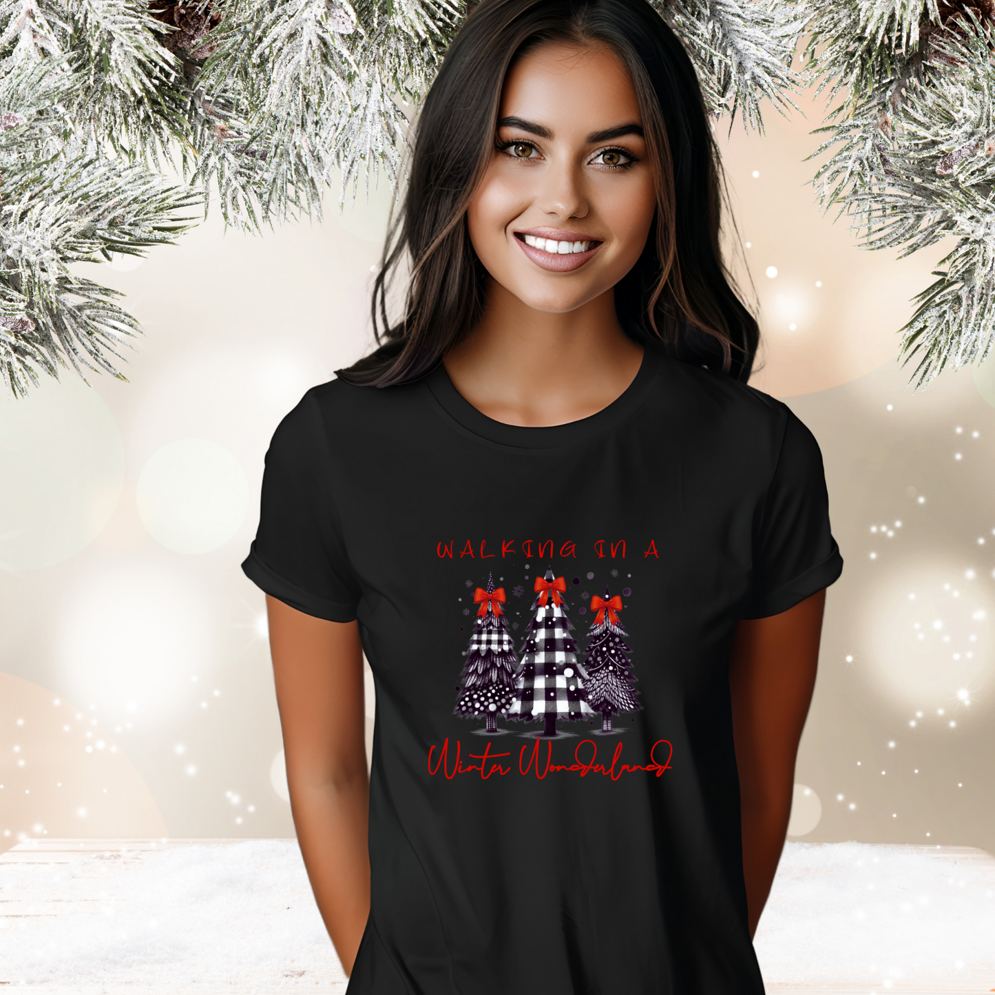 Walking In A Winter Wonderland T‑Shirt