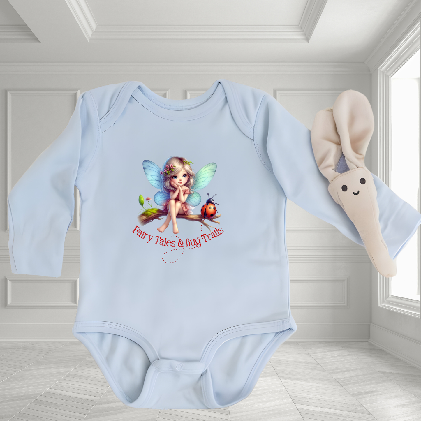 Fairy Tales & Bug Trails Infant Long Sleeve Onesie