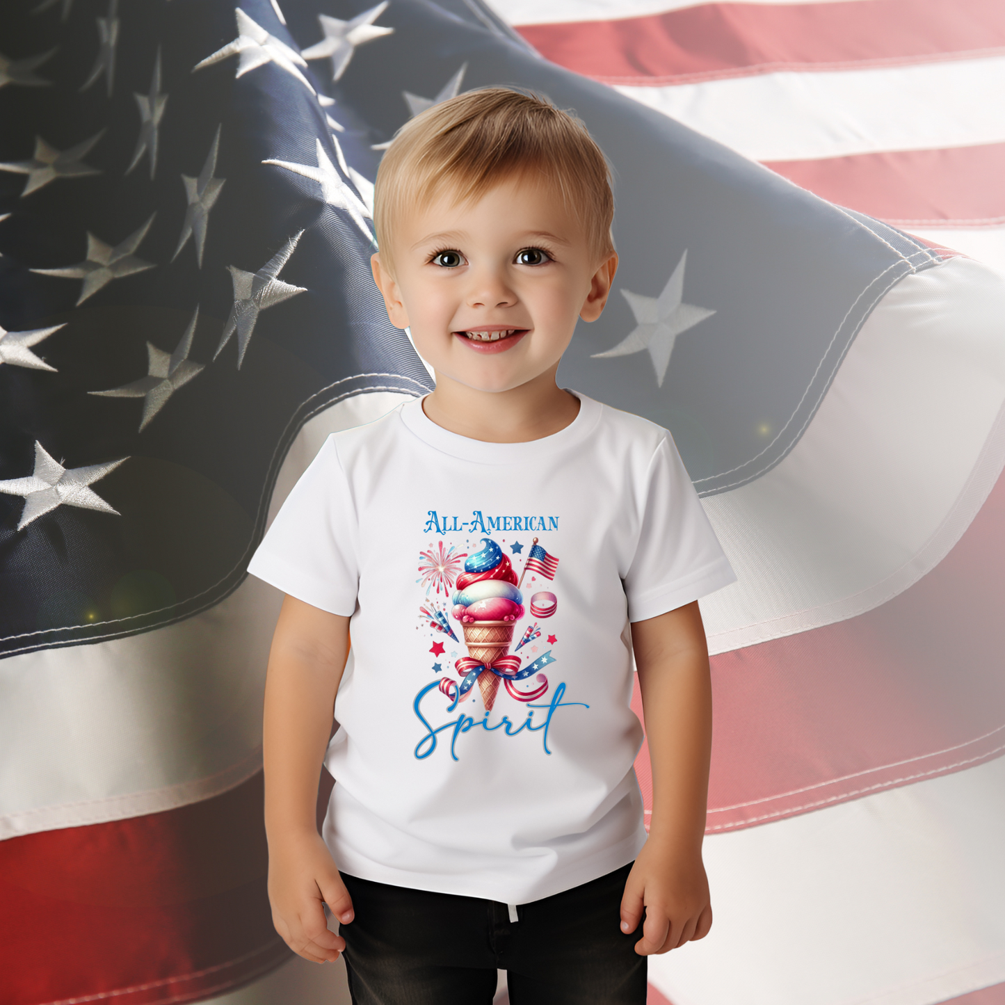 All-American Spirit Toddler T-Shirt