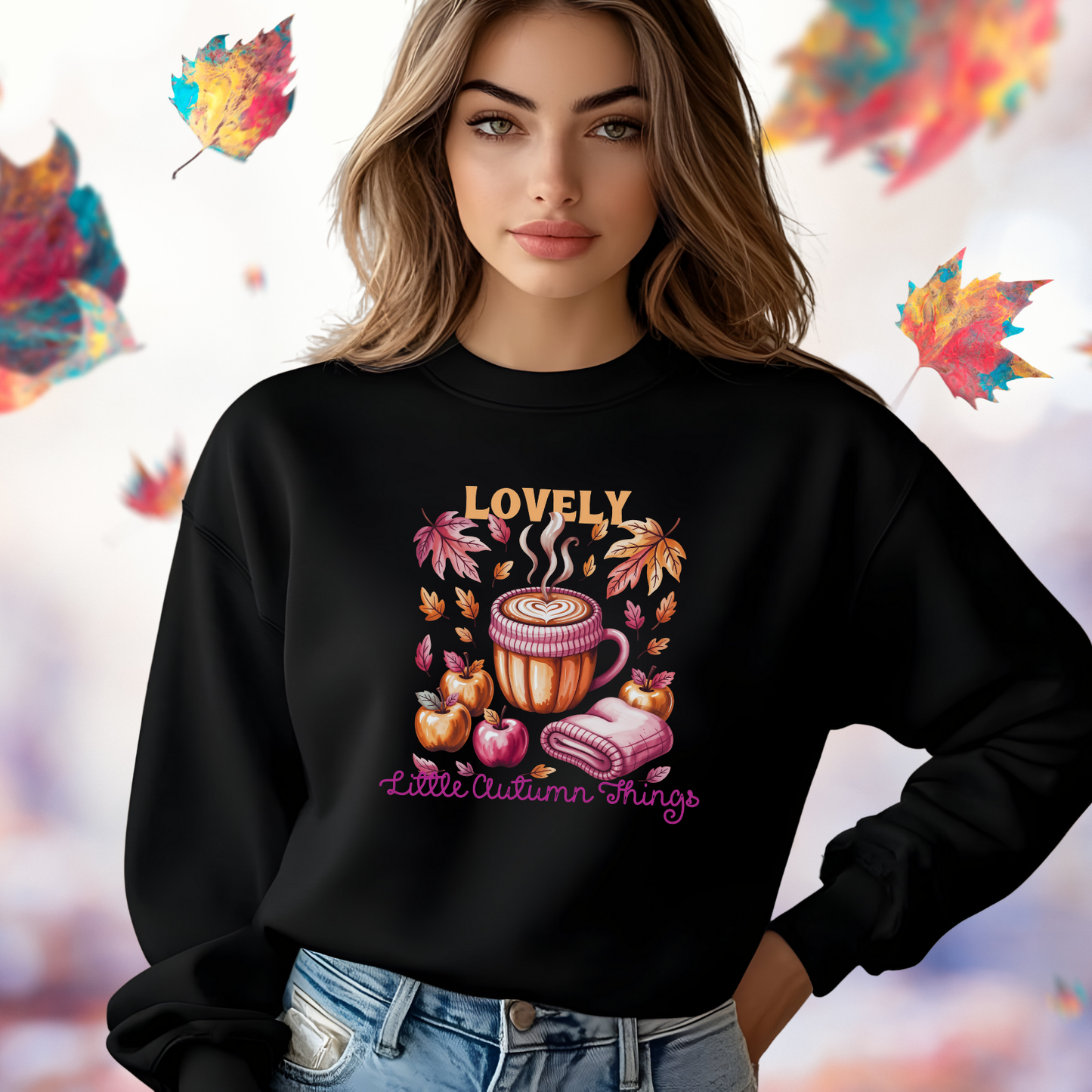 Lovely Little Autumn Things Crewneck Sweatshirt