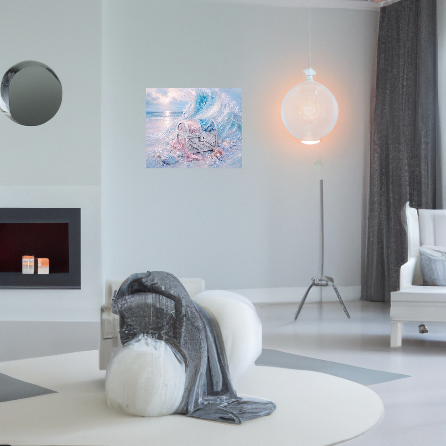 Pearlescent Treasure Canvas Wall Art