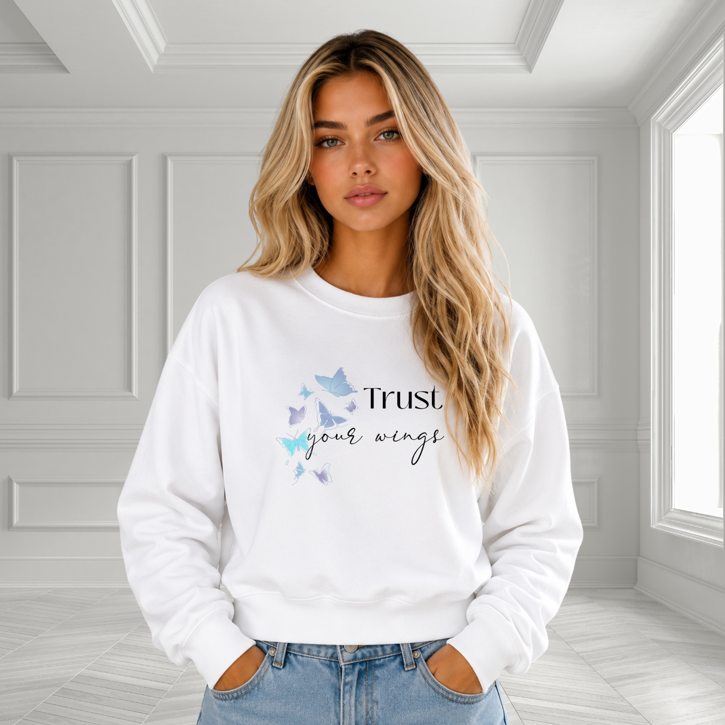 Trust Your Wings Crewneck Sweatshirt
