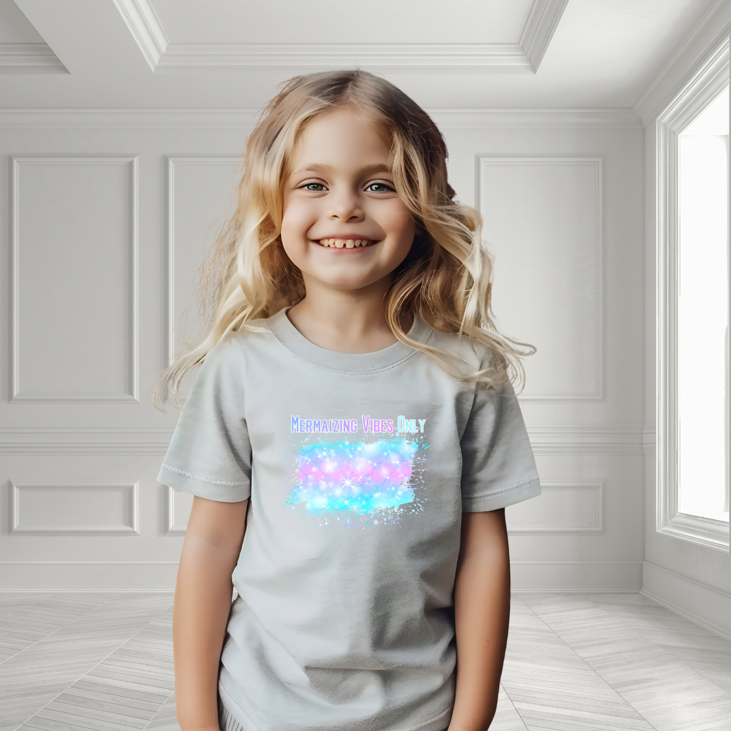 Mermaizing Vibes Only Kid's T-Shirt