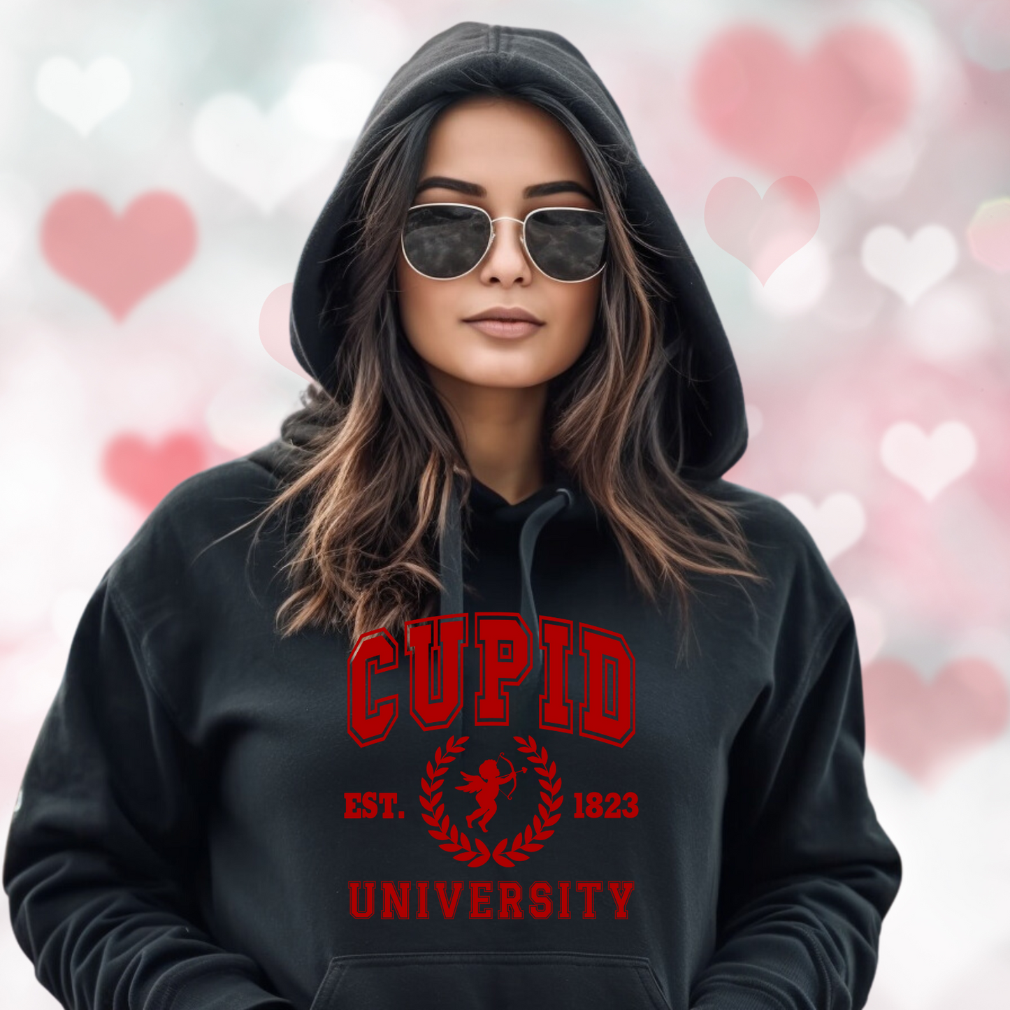 Cupid University Pullover Hoodie
