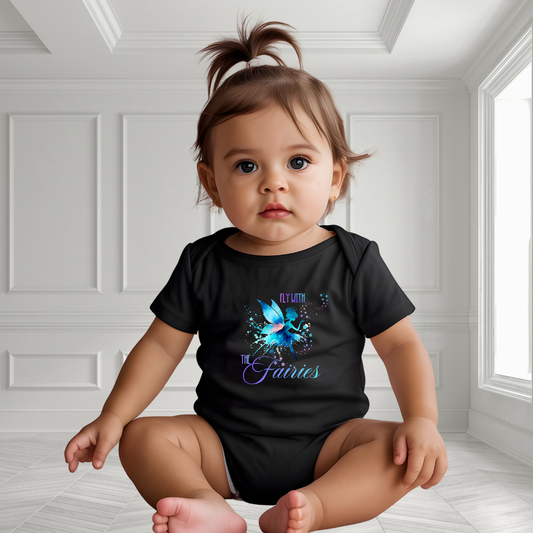 Fly With The Fairies Infant Short Sleeve Onesie