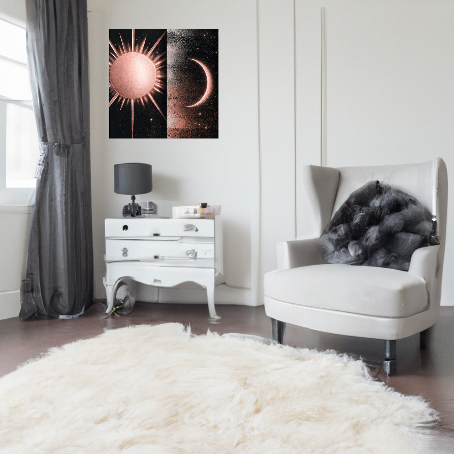Radiant Duality Canvas Wall Art