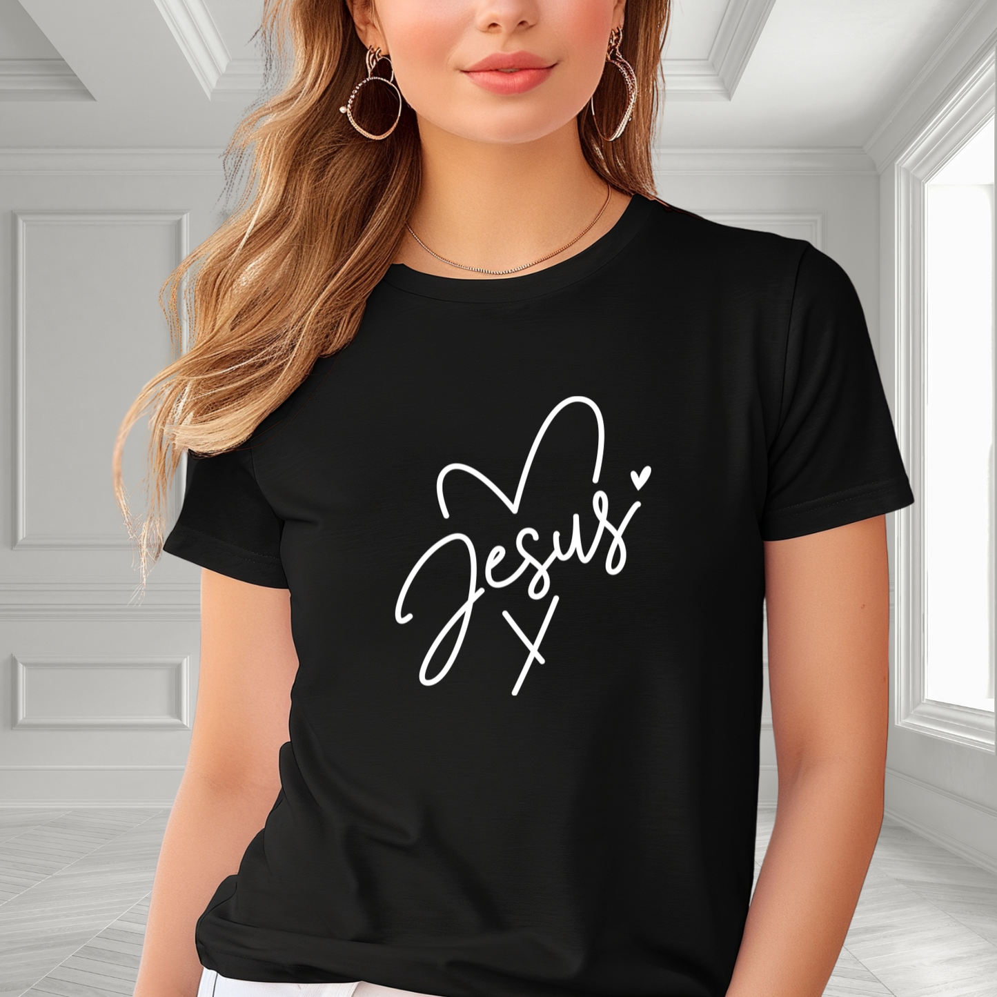 Love Jesus Heart T-Shirt