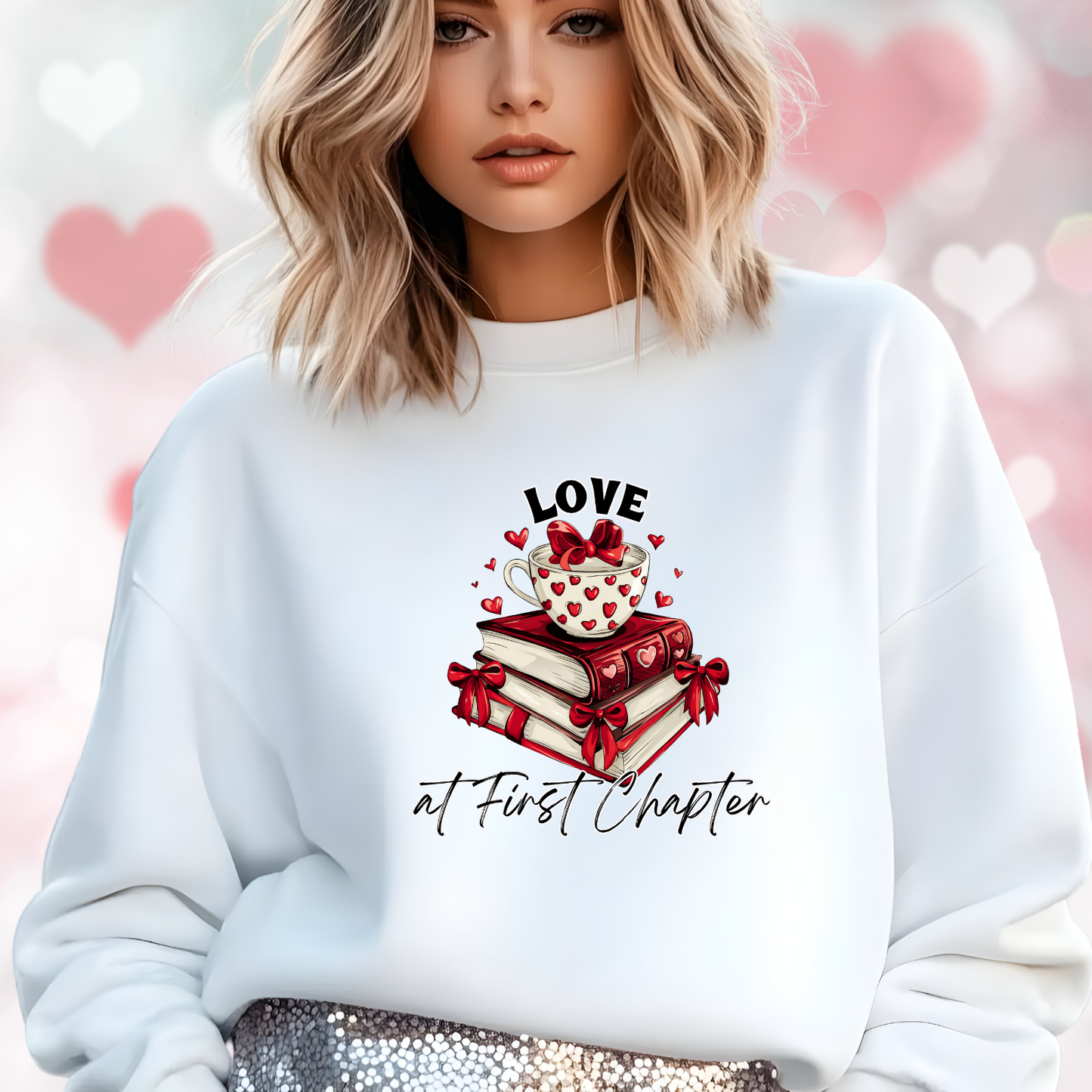 Love At First Chapter Crewneck Sweatshirt