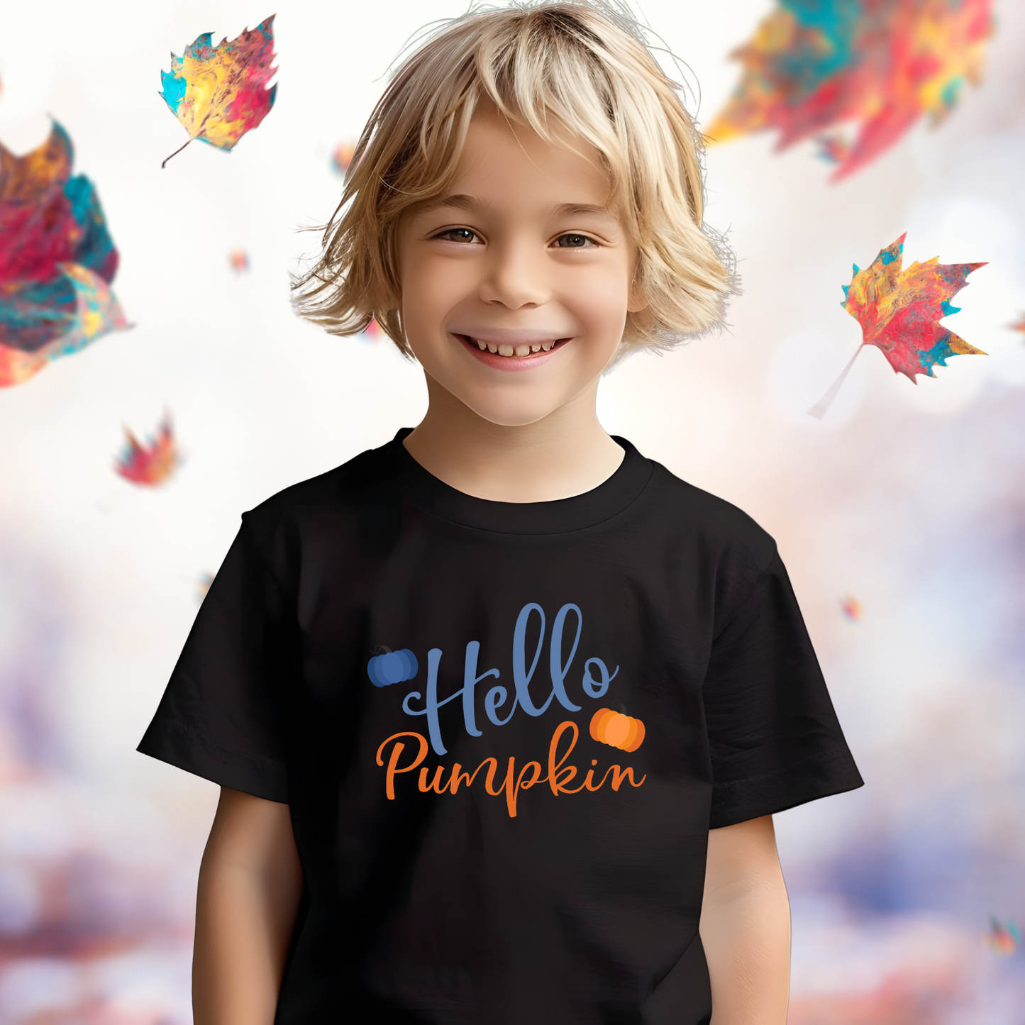 Hello Pumpkin Kid’s T-Shirt