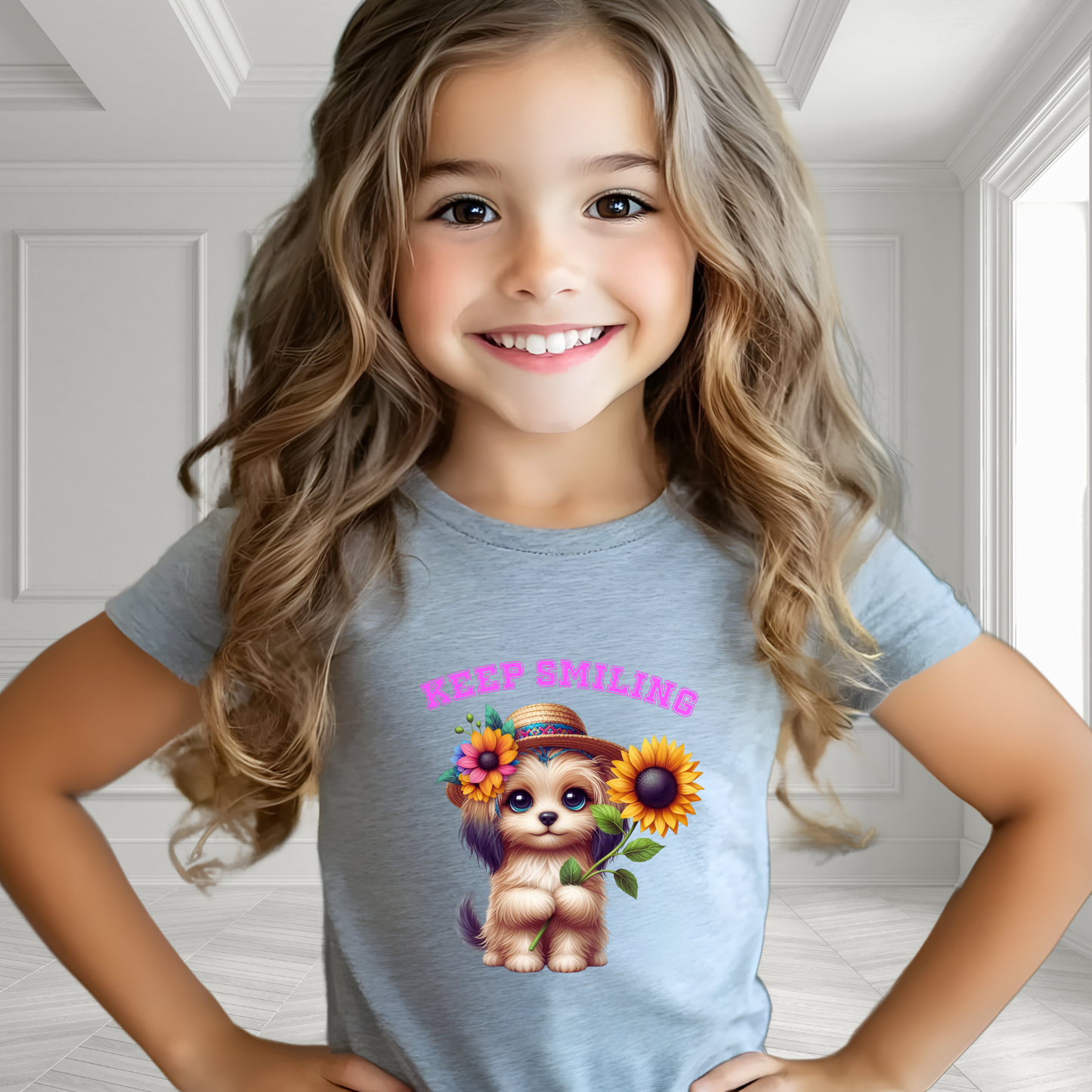 Keep Smiling Kid's T-Shirt