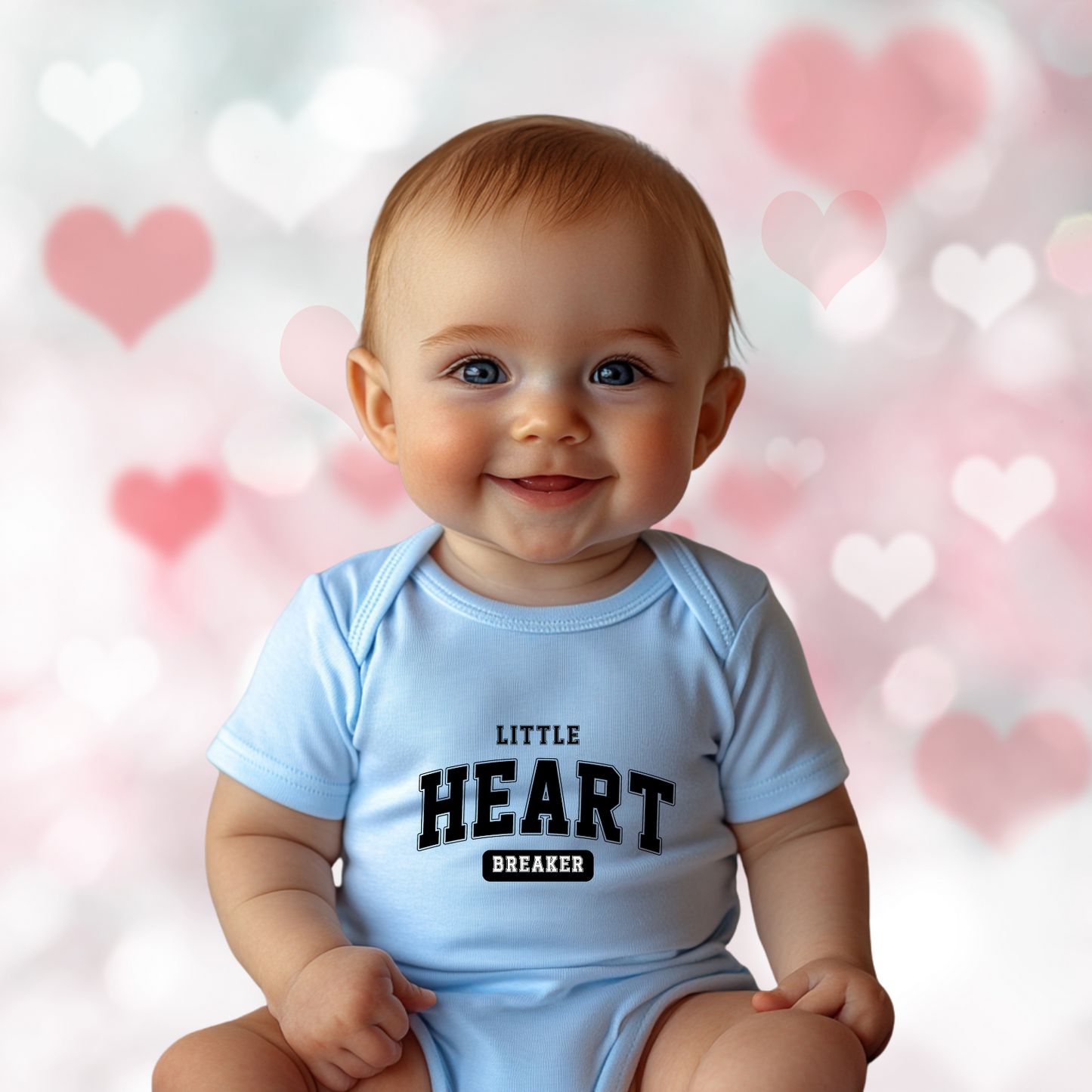 Little Heart Breaker Infant Short Sleeve Onesie