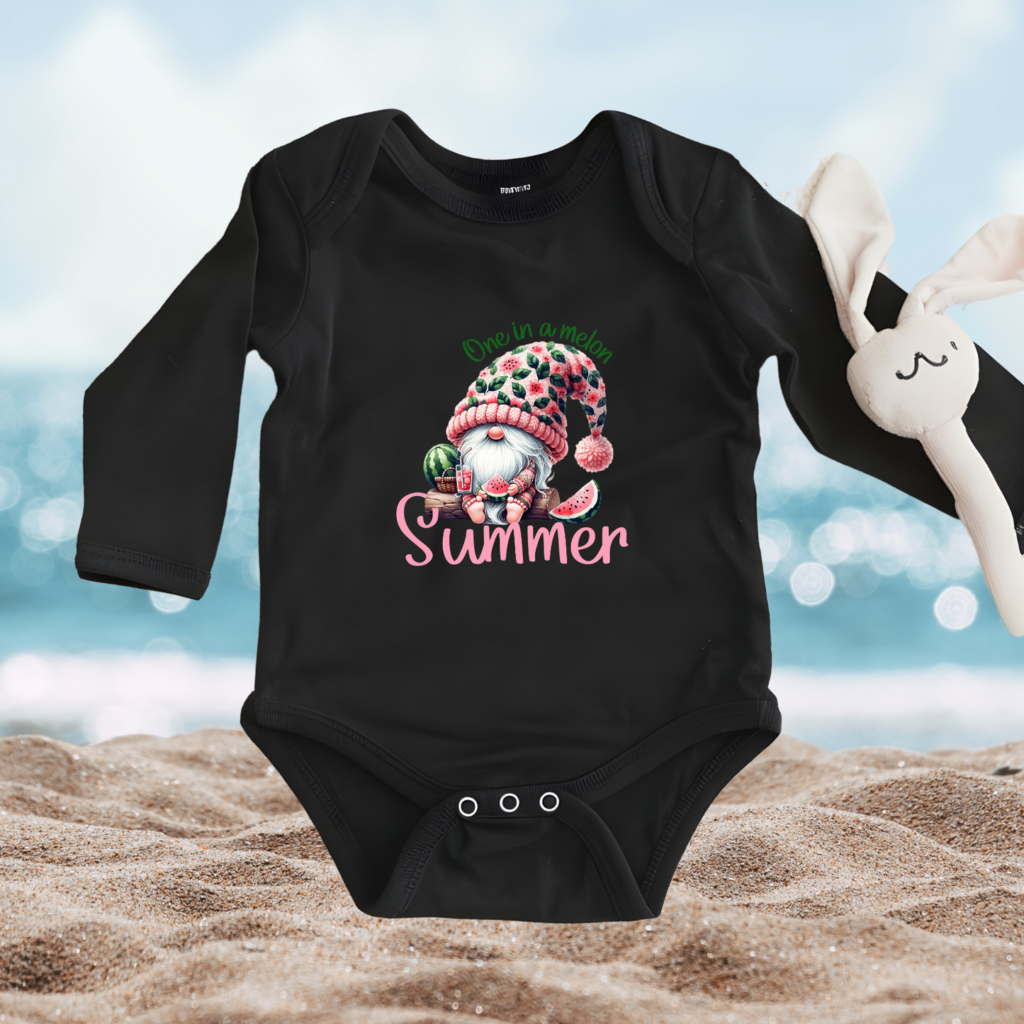 One In A Melon Summer Infant Long Sleeve Onesie