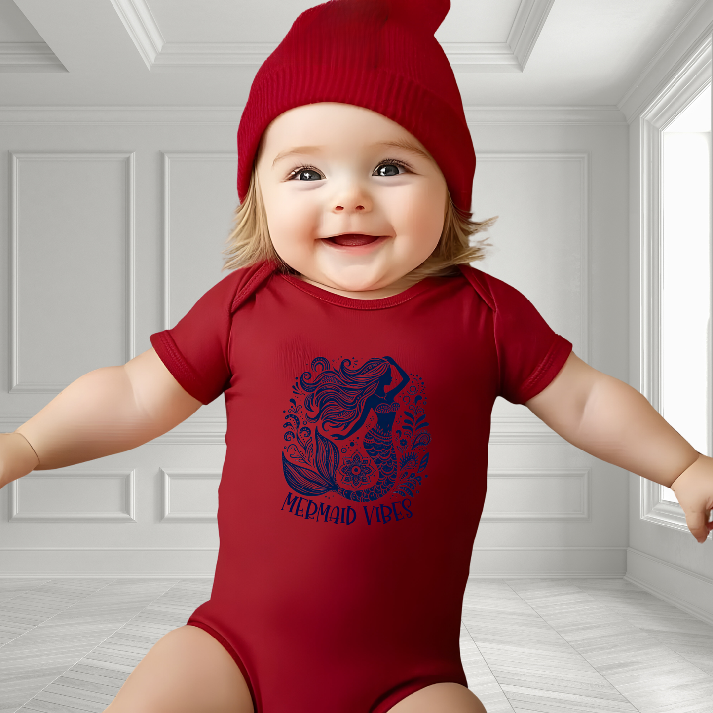 Mermaid Vibes Infant Short Sleeve Onesie