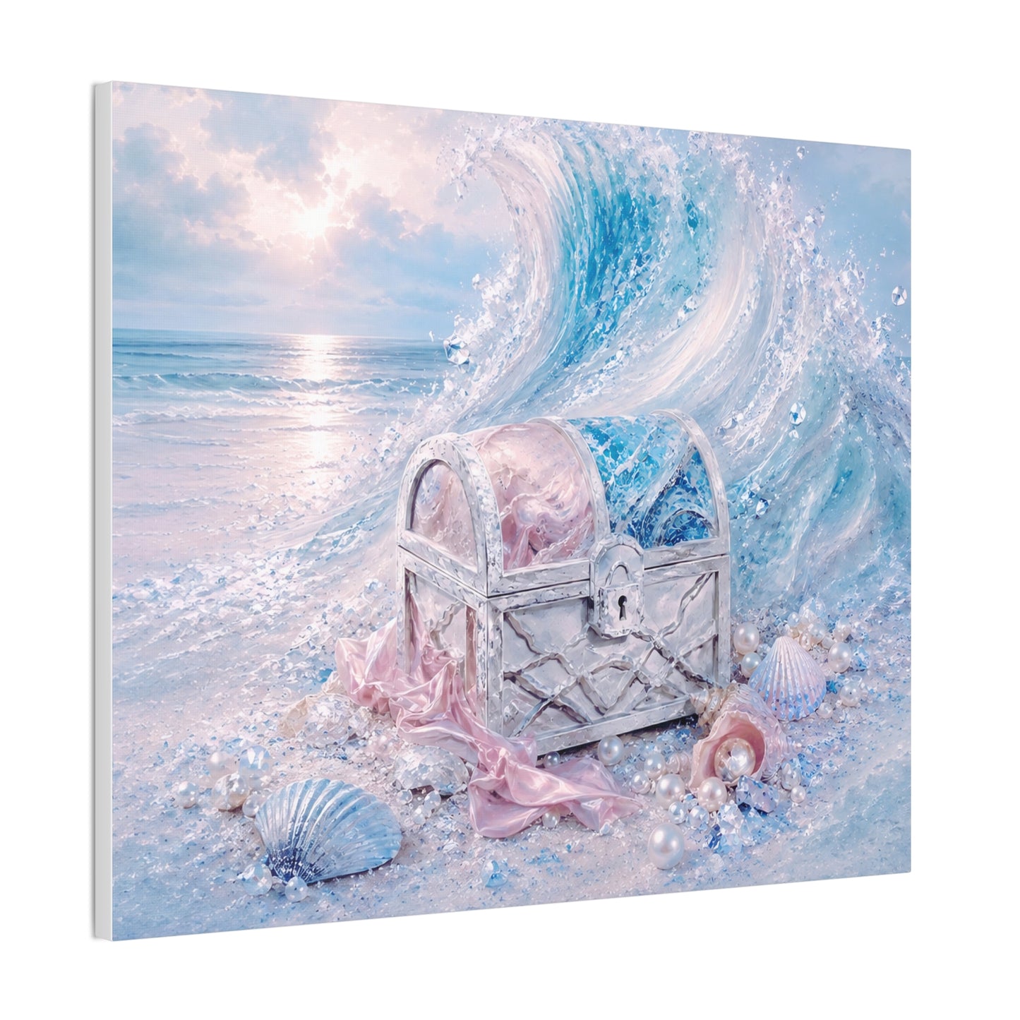 Pearlescent Treasure Canvas Wall Art