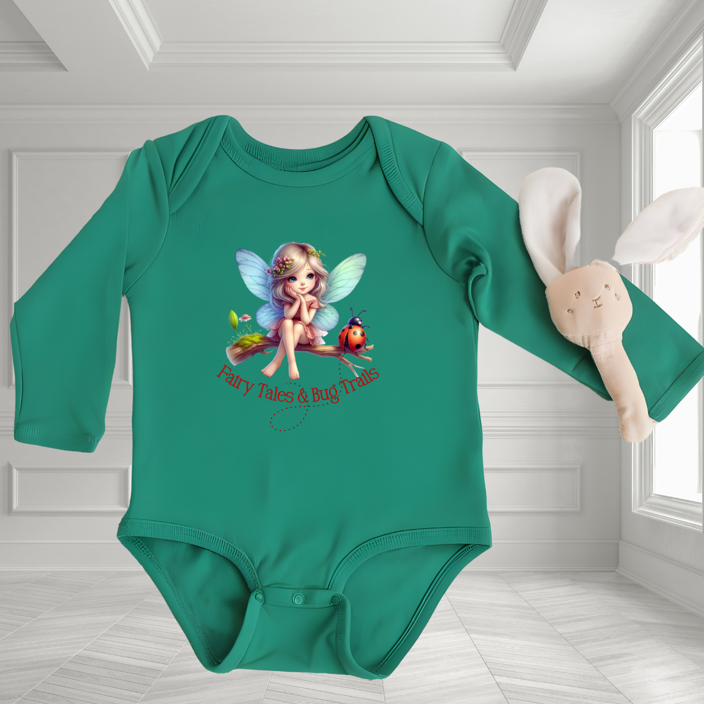 Fairy Tales & Bug Trails Infant Long Sleeve Onesie