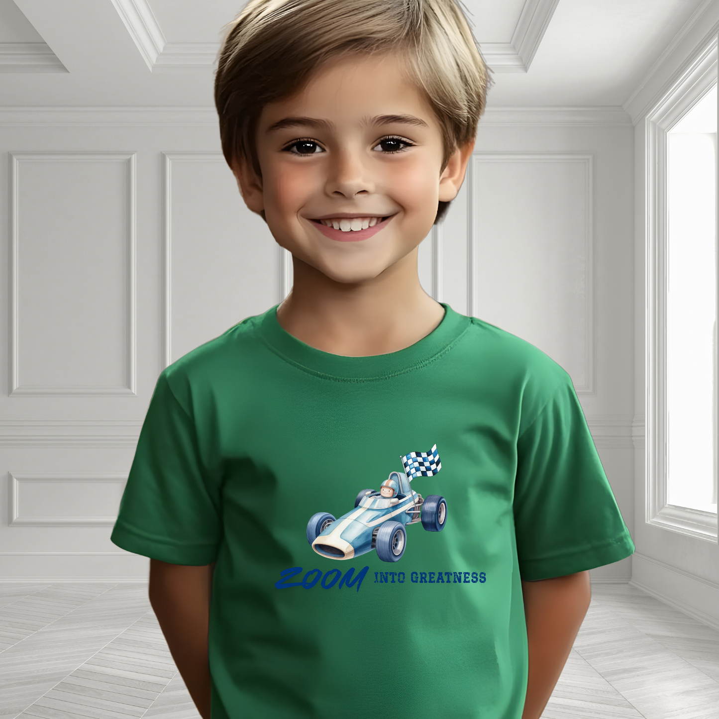 Zoom Into Greatness Kid's T-Shirt