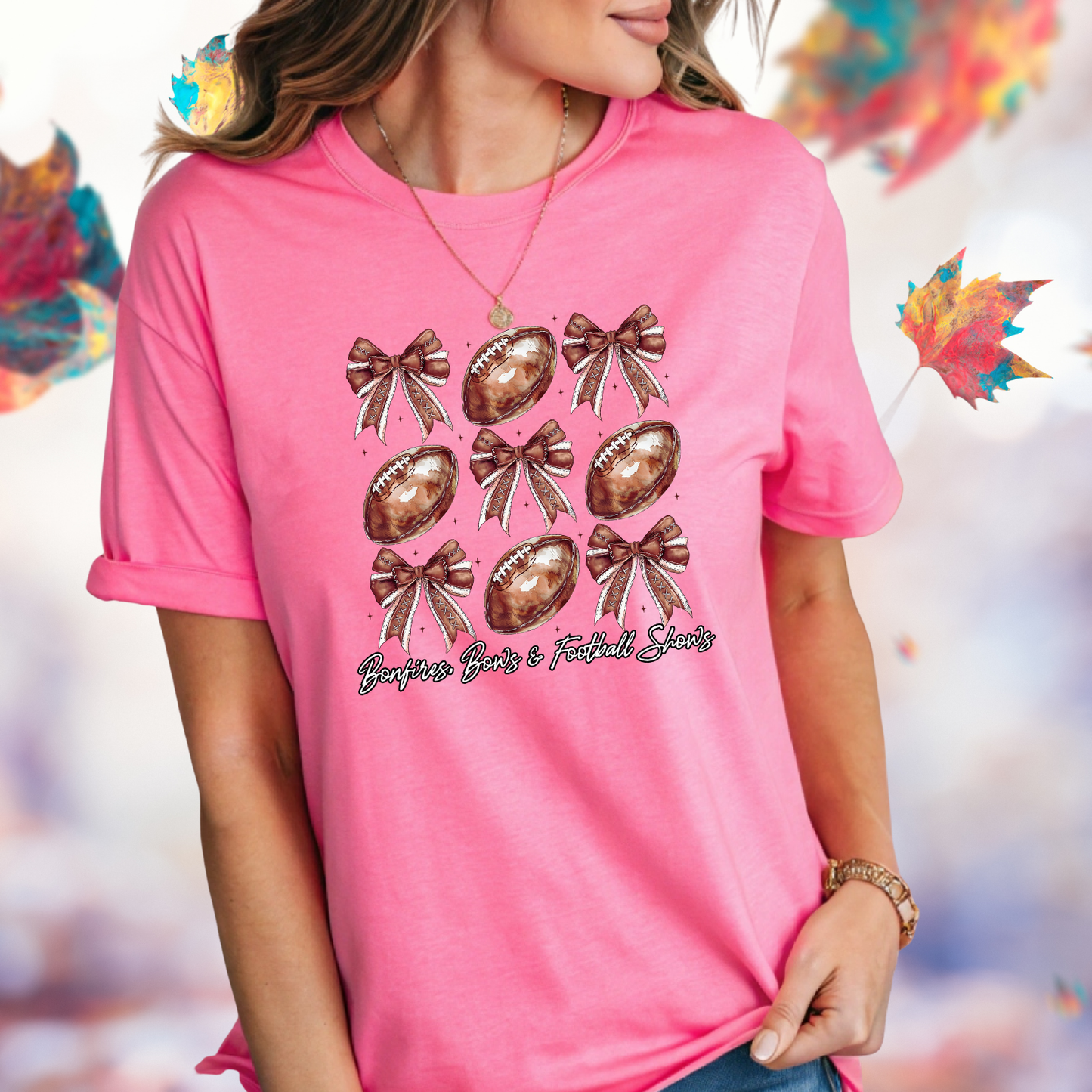 Bonfires, Bows, & Football Shows T-Shirt