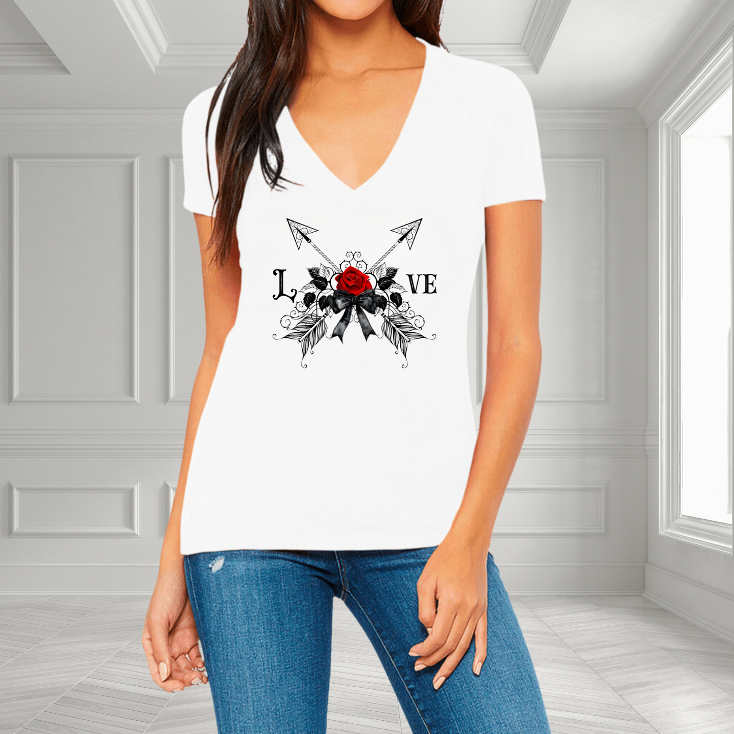 Love V-Neck T-Shirt