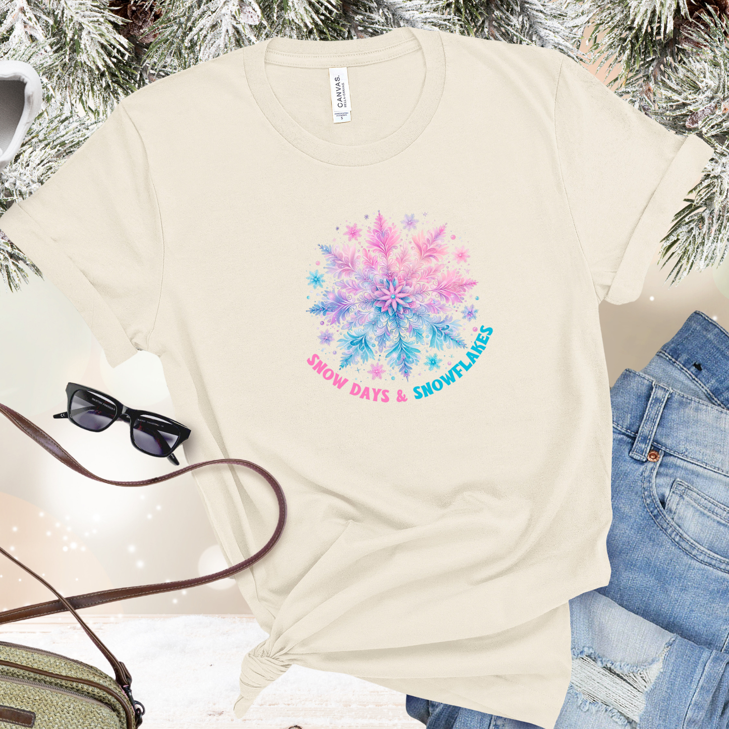 Snow Days & Snowflakes T‑Shirt