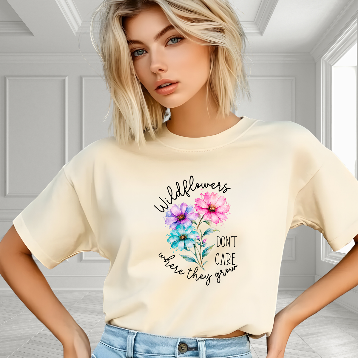 Wildflowers Don’t Care Where They Grow T-Shirt
