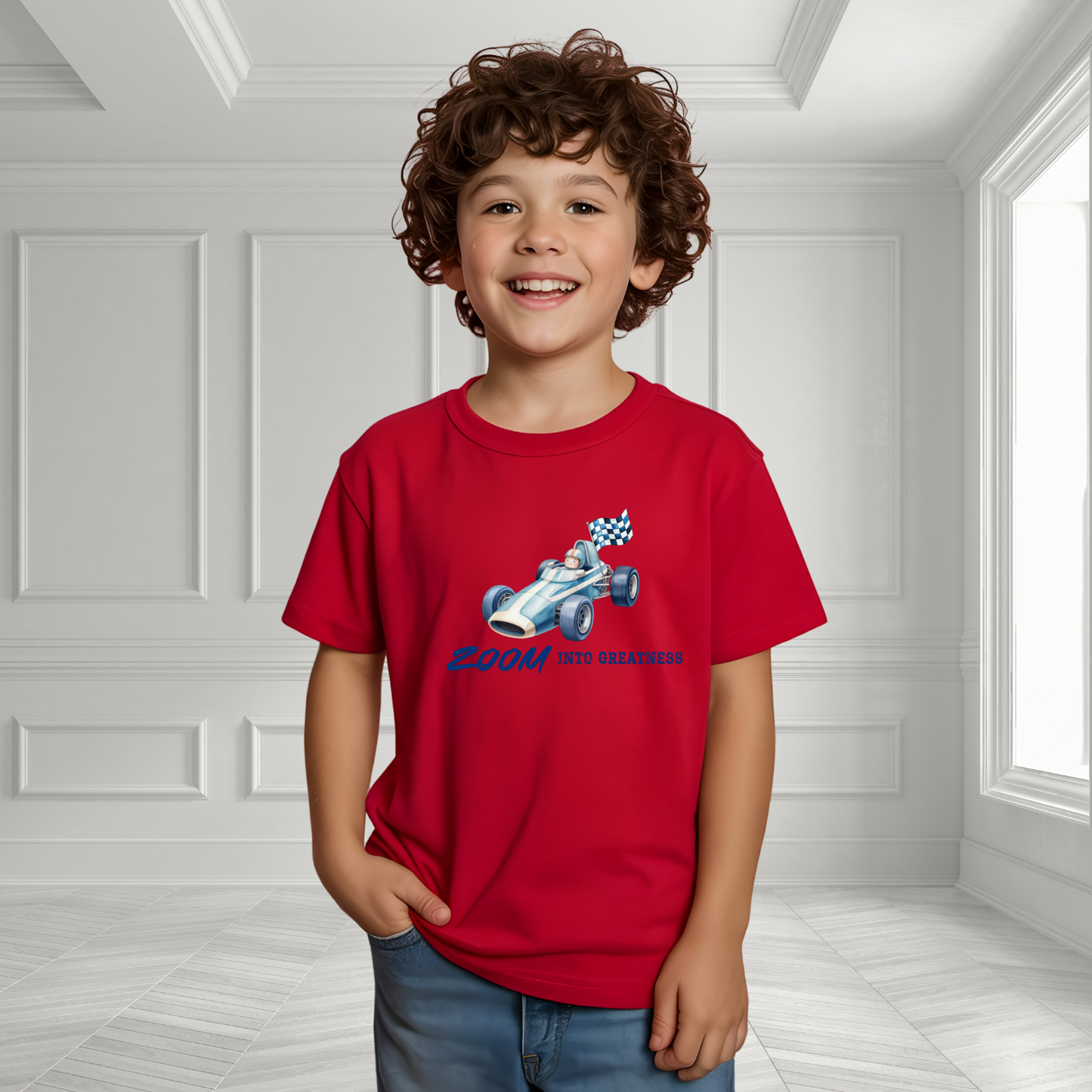 Zoom Into Greatness Kid's T-Shirt
