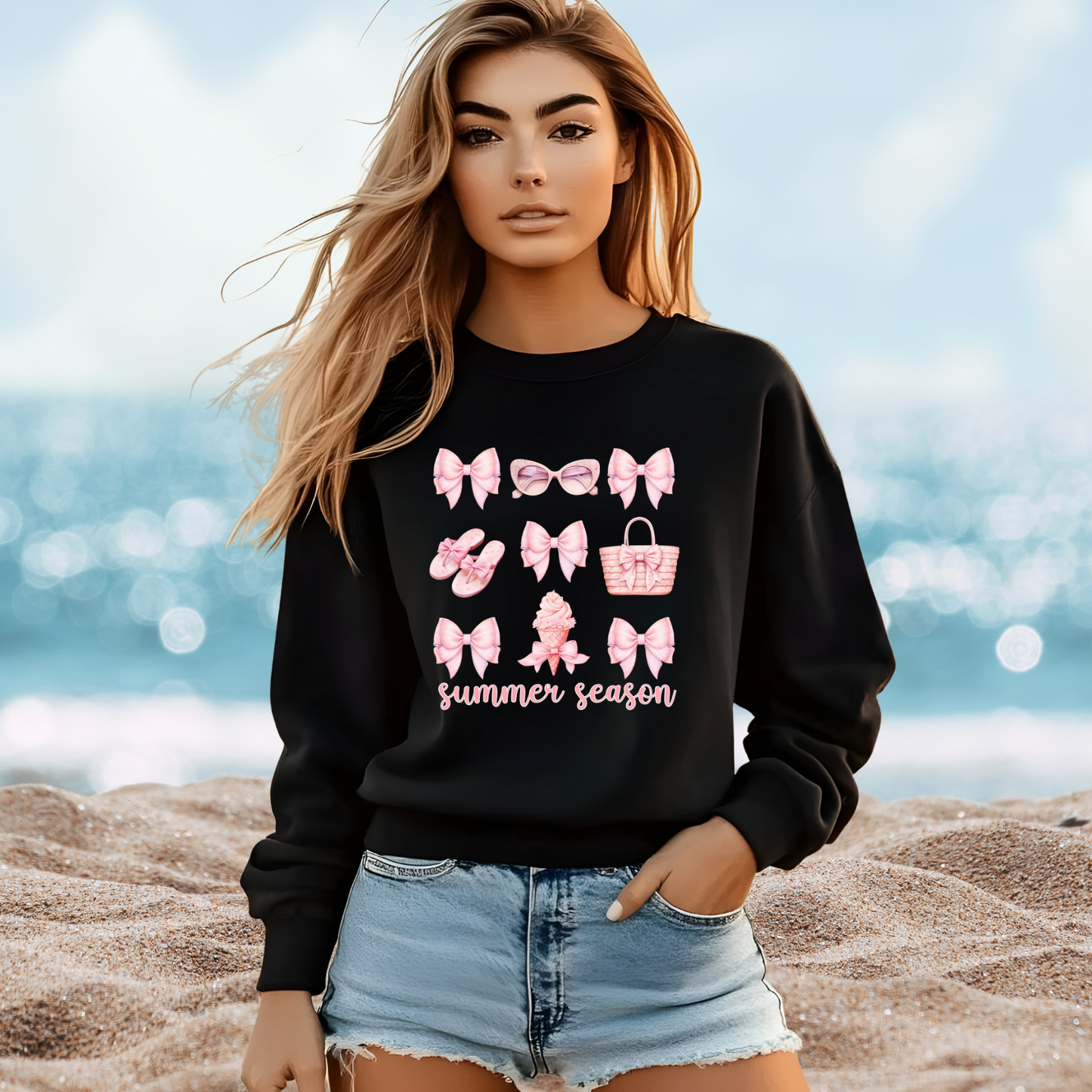 Summer Season Crewneck Sweatshirt