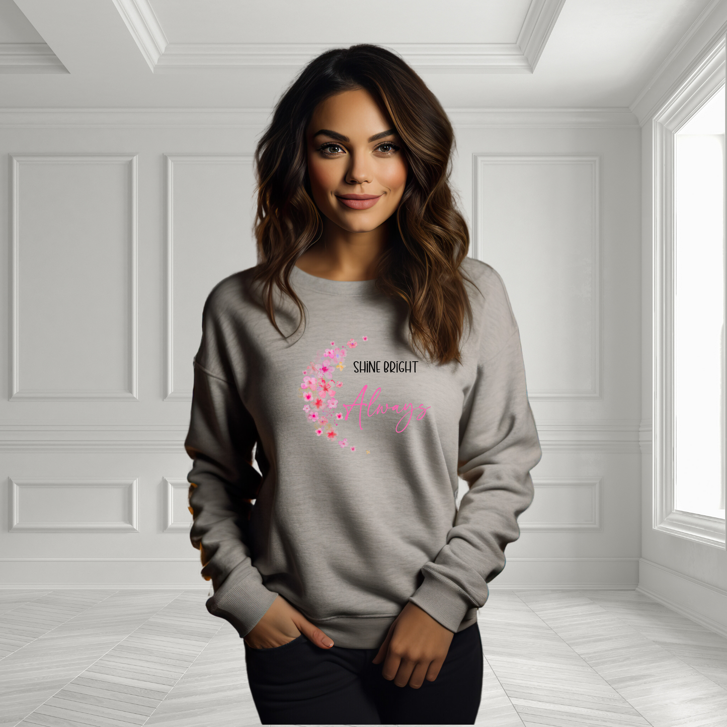 Shine Bright Always Crewneck Sweatshirt
