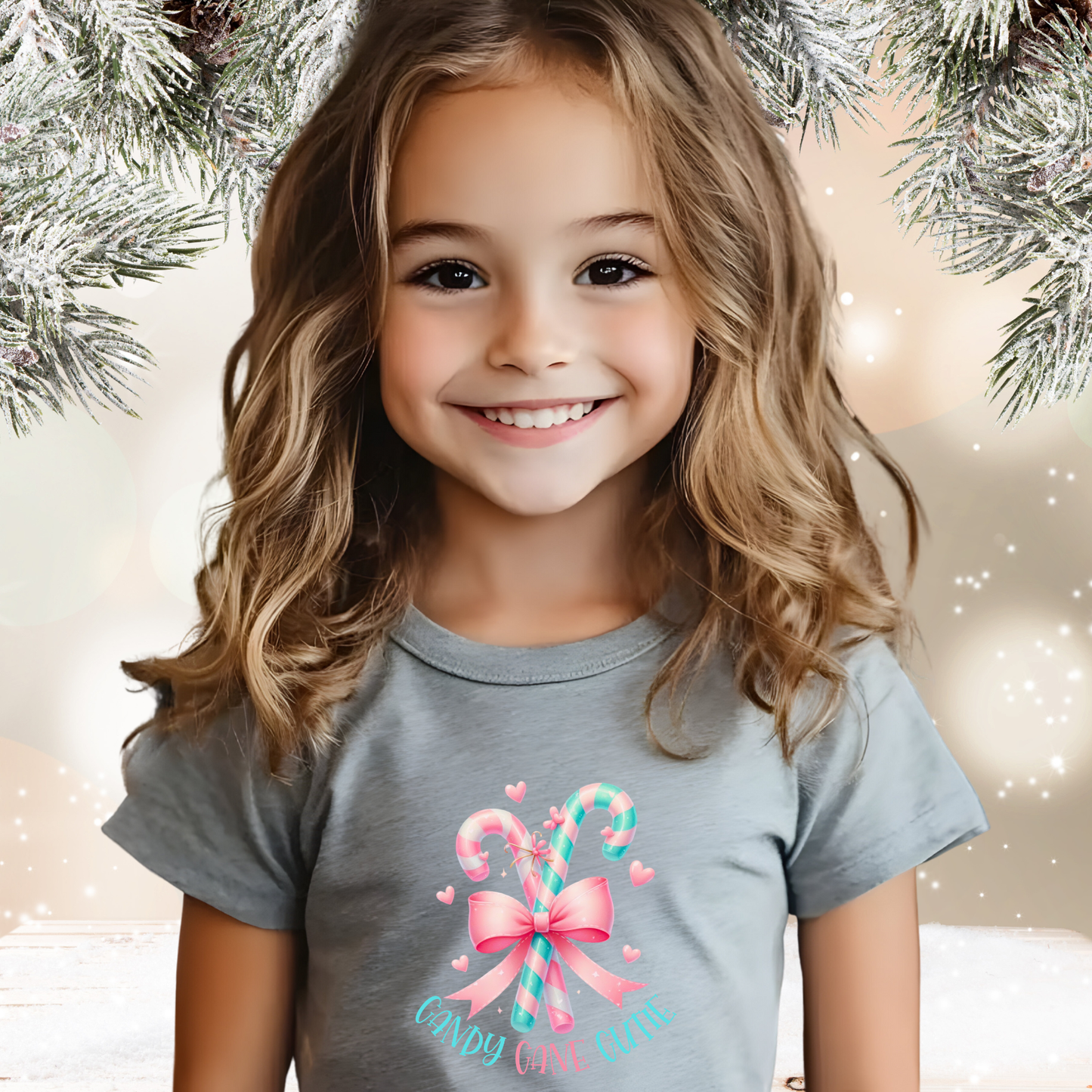 Candy Cane Cutie Kid’s T-Shirt