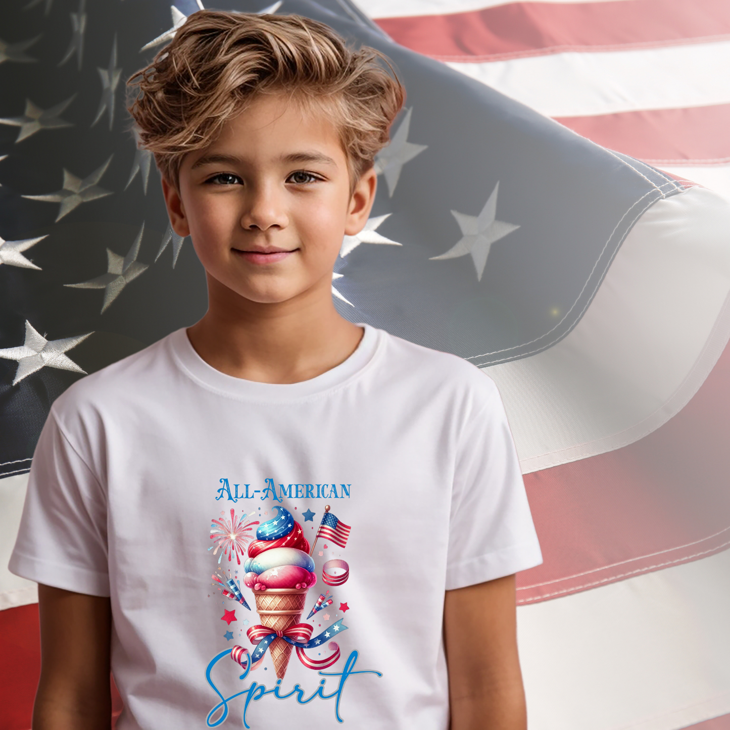 All-American Spirit Kid's T-Shirt