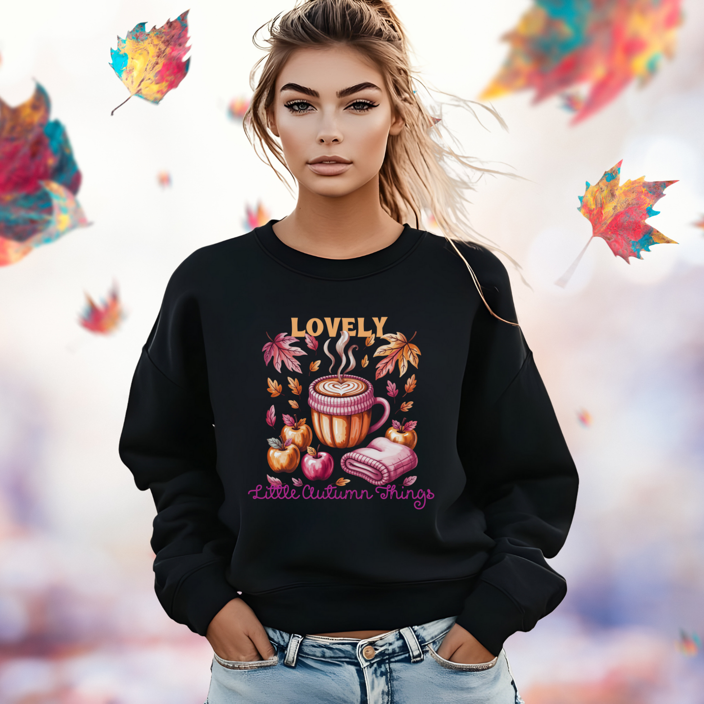 Lovely Little Autumn Things Crewneck Sweatshirt
