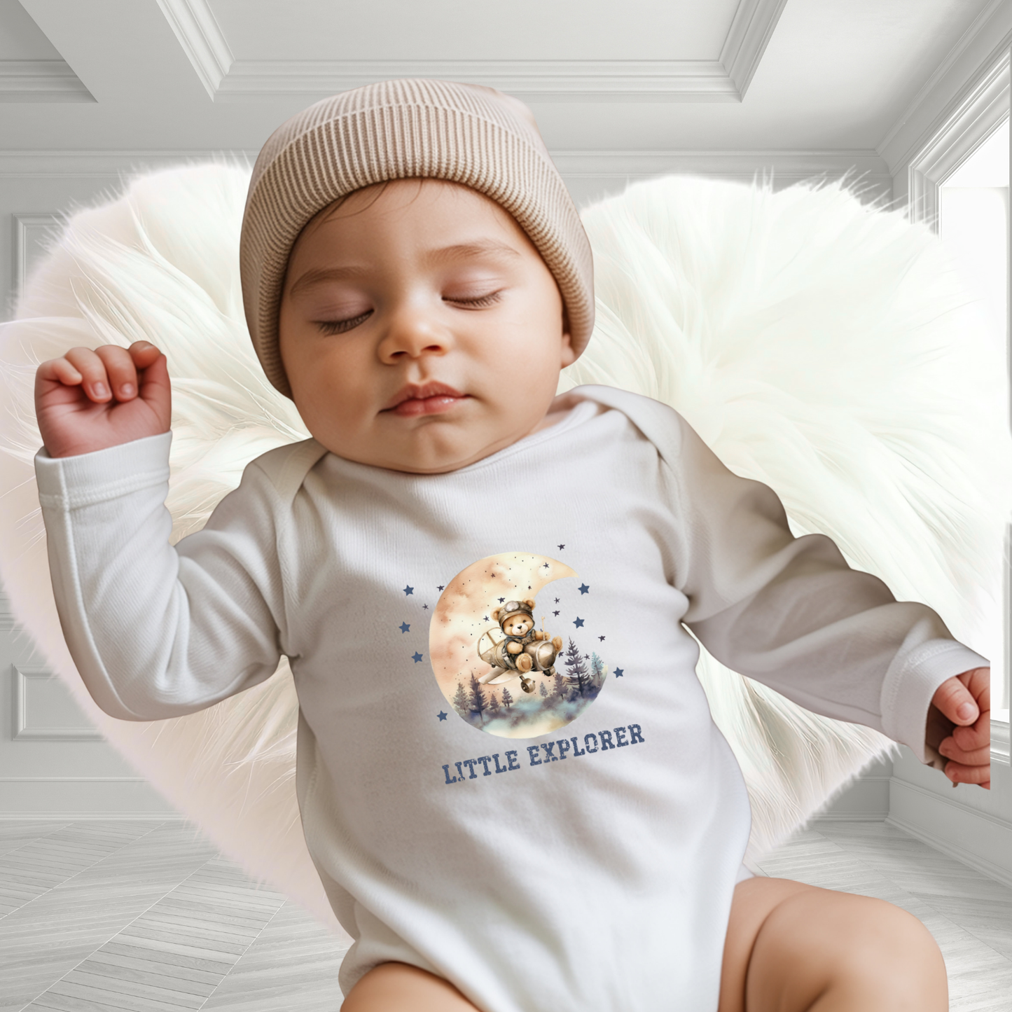 Little Explorer Infant Long Sleeve Onesie