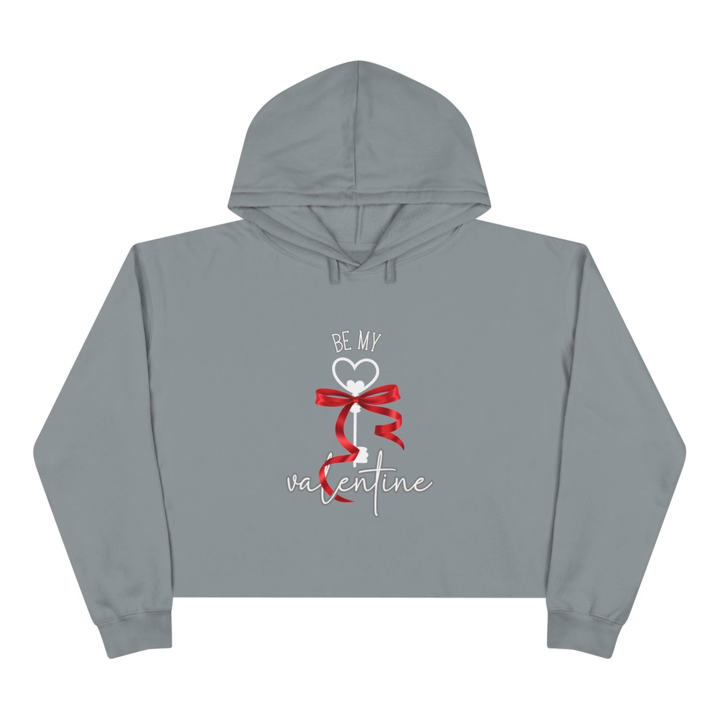 Be My Valentine Crop Hoodie