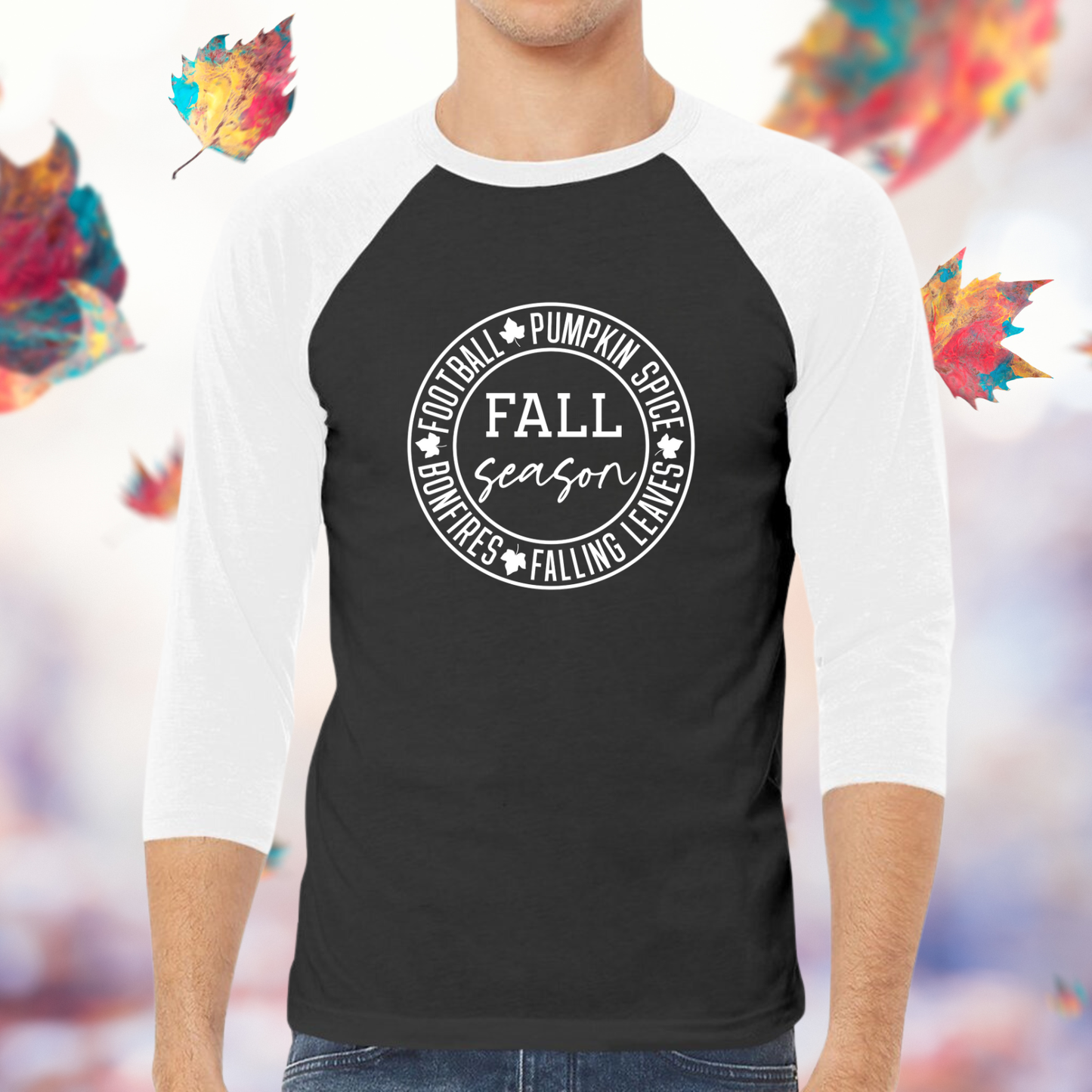 Fall Season Baseball Tee