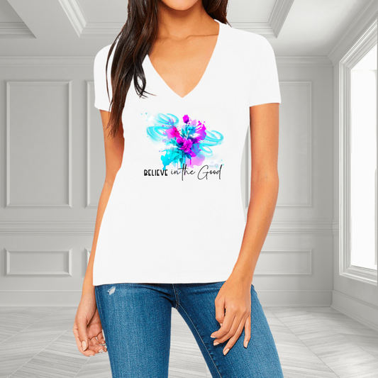 Believe In The Good V-Neck T-Shirt