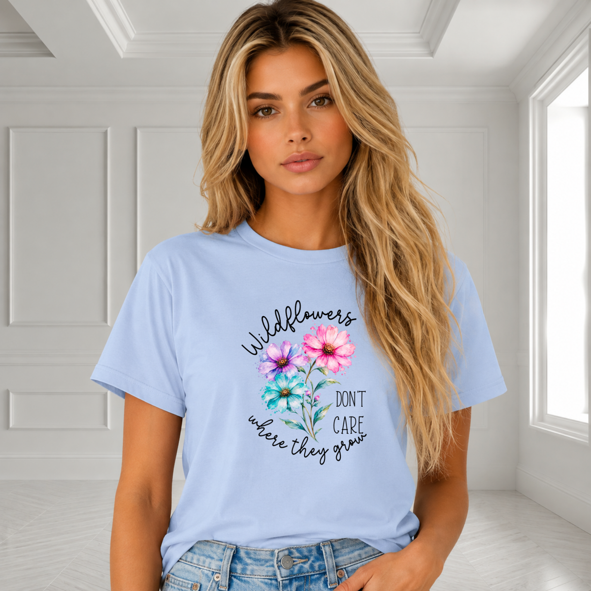 Wildflowers Don’t Care Where They Grow T-Shirt