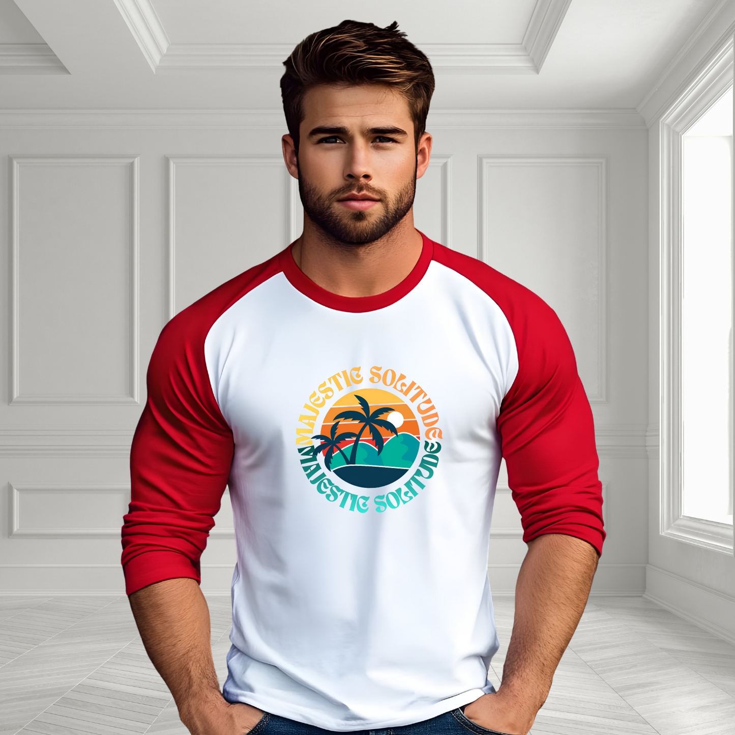 Majestic Solitude Baseball Tee
