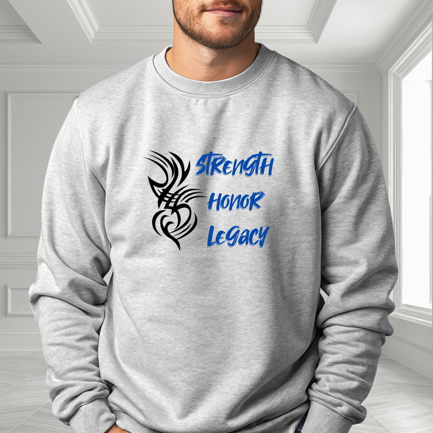Strength, Honor, Legacy Crewneck Sweatshirt