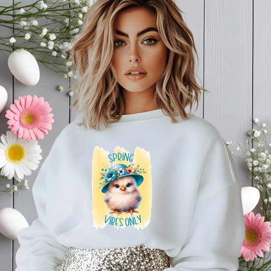 Spring Vibes Only Crewneck Sweatshirt