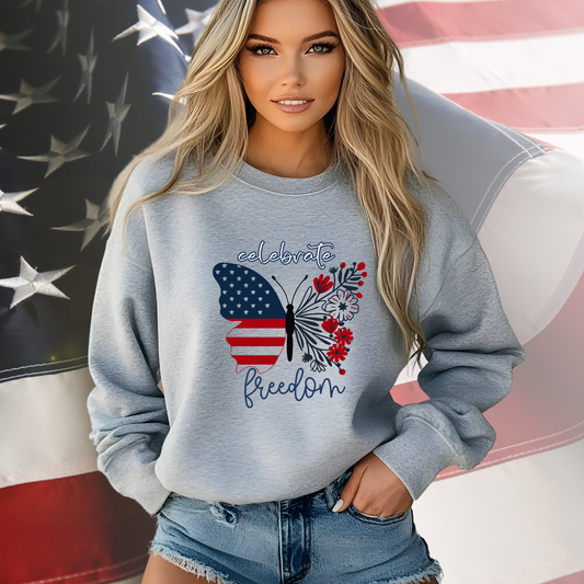 Celebrate Freedom Crewneck Sweatshirt