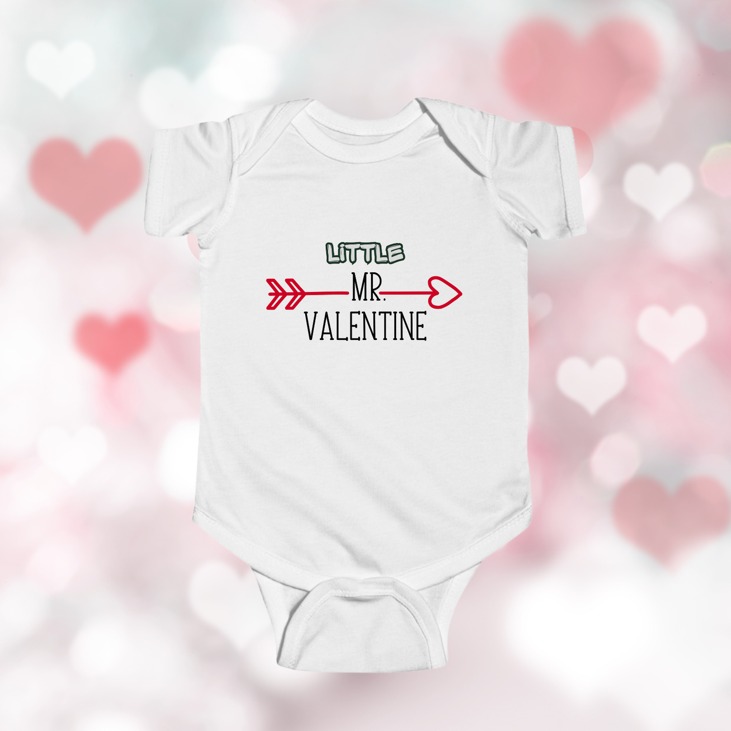 Little Mr. Valentine Infant Short Sleeve Onesie