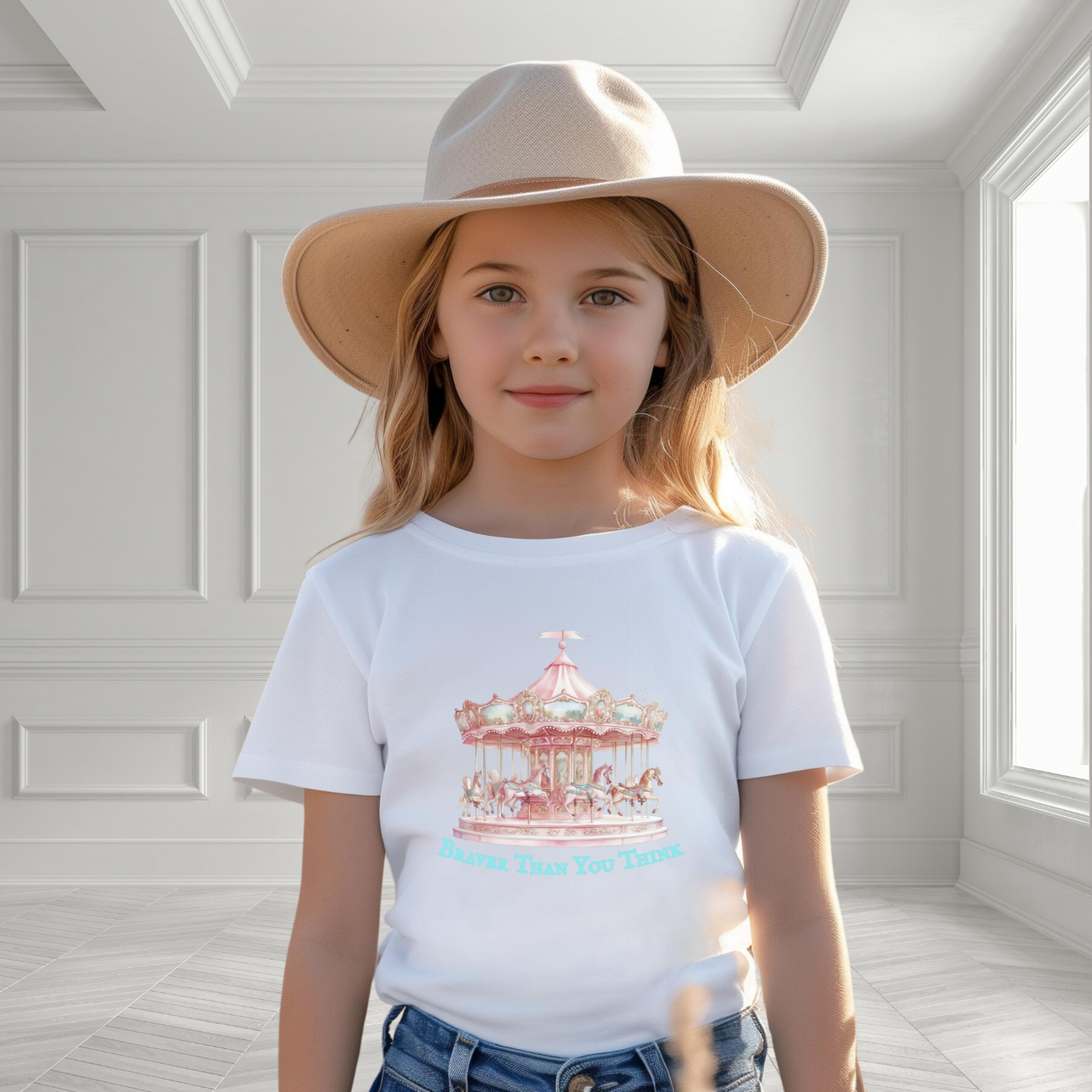 Braver Than You Think Kid's T-Shirt