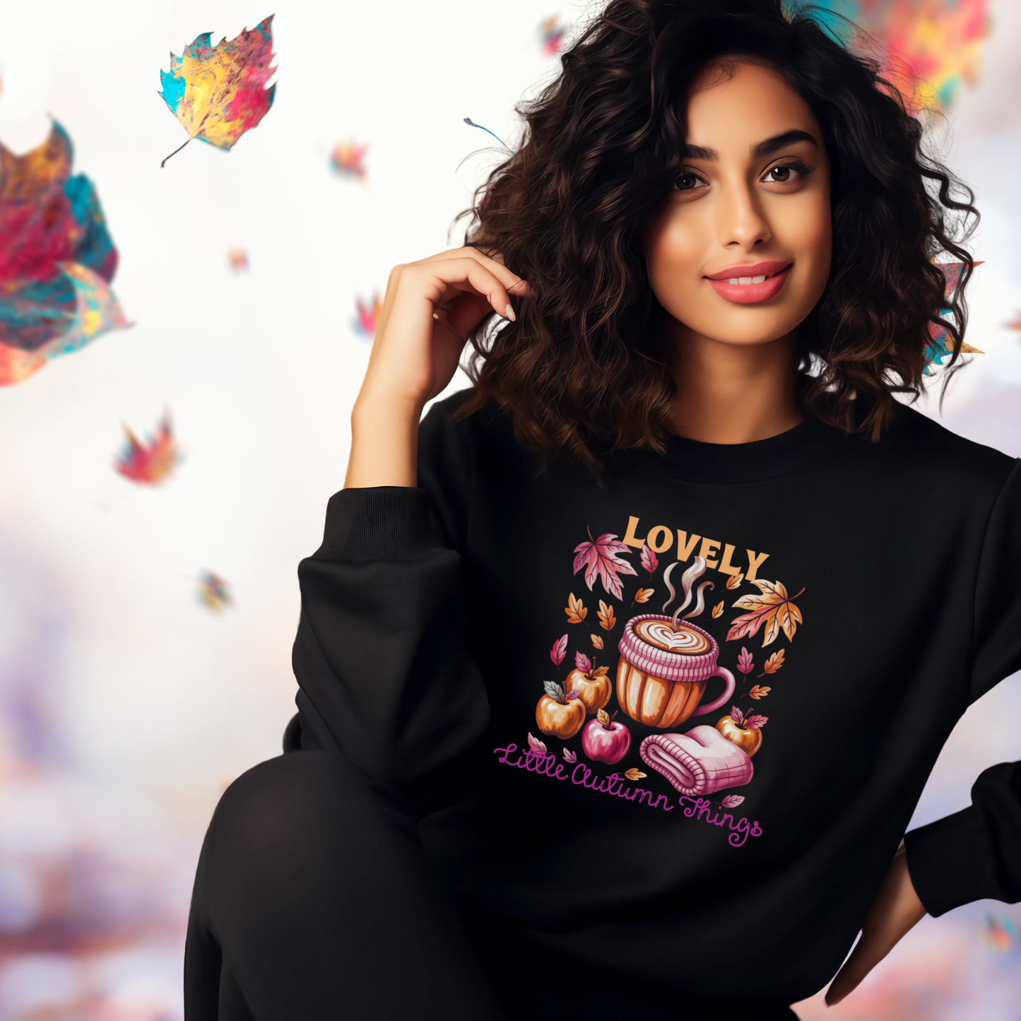 Lovely Little Autumn Things Crewneck Sweatshirt