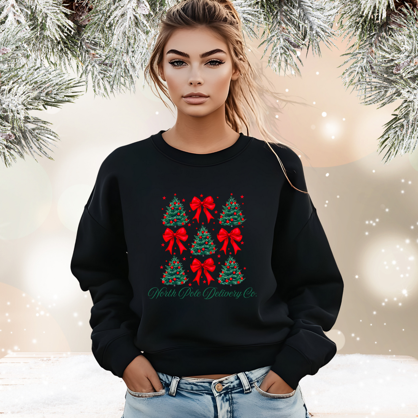 North Pole Delivery Co. Crewneck Sweatshirt